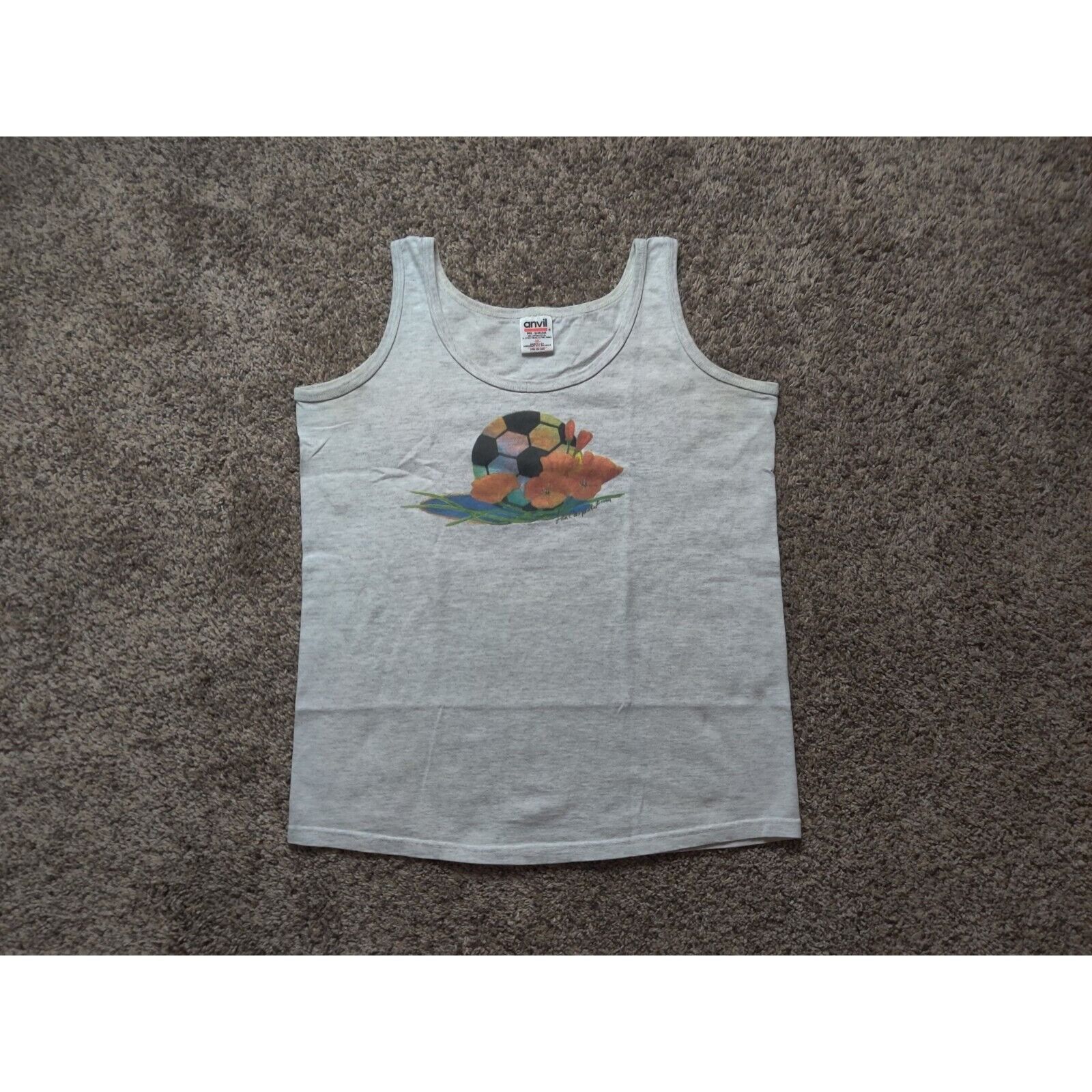 Other Vintage Lisa Carpenter Tank Top Shirt Adult Mens Medium Gray Size US M / EU 48-50 / 2 - 1 Thumbnail
