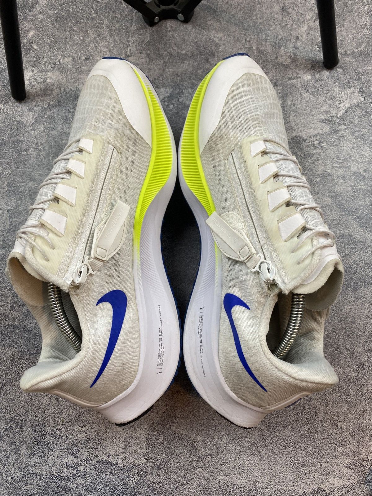 Nike Nike Air Zoom Pegasus 37 Flyease Ivory Running Shoes Size US 12 / EU 45 - 6 Thumbnail