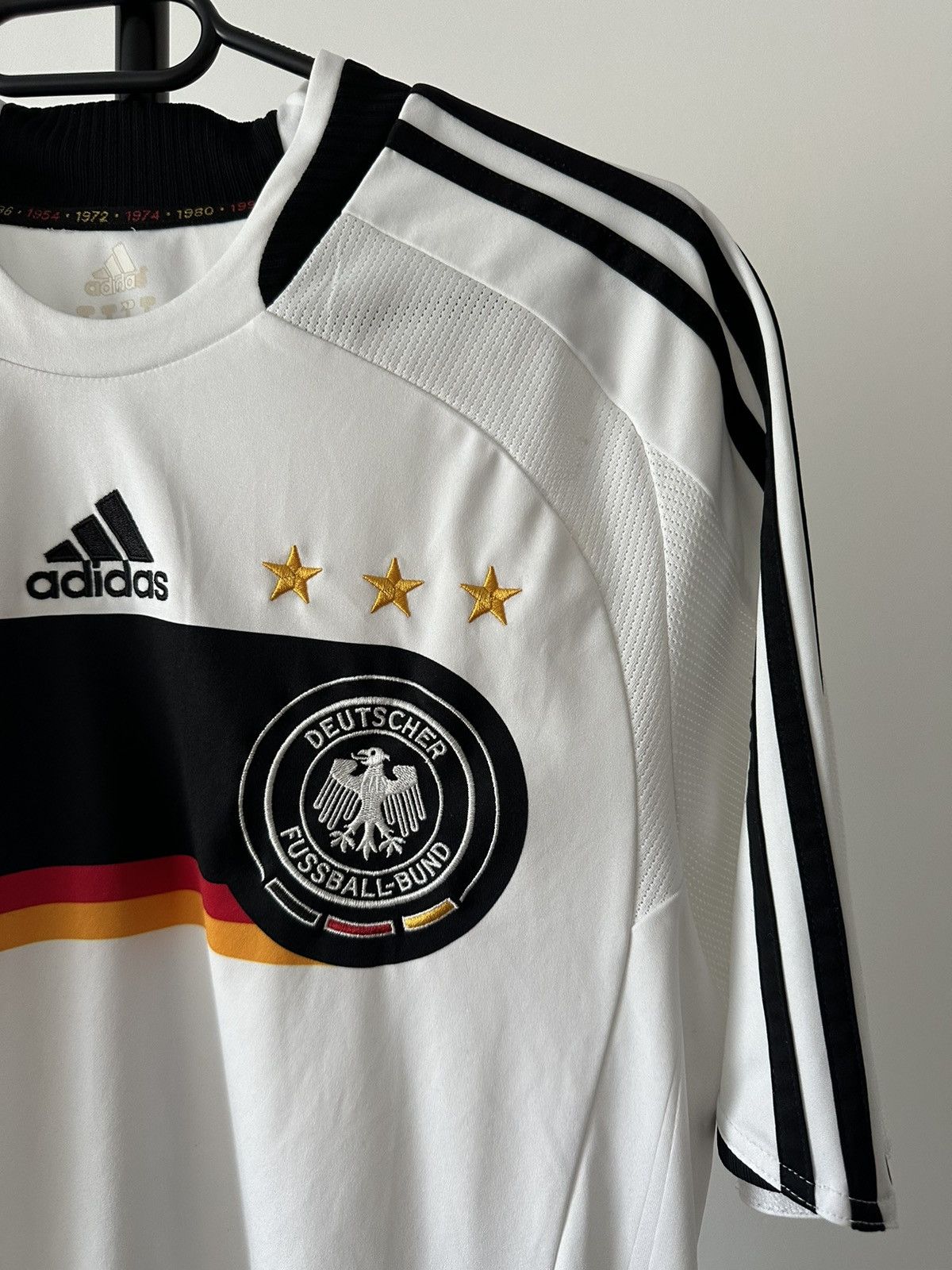 Adidas 2008 Adidas Soccer jersey football Germany Deutschland Size US M / EU 48-50 / 2 - 3 Thumbnail