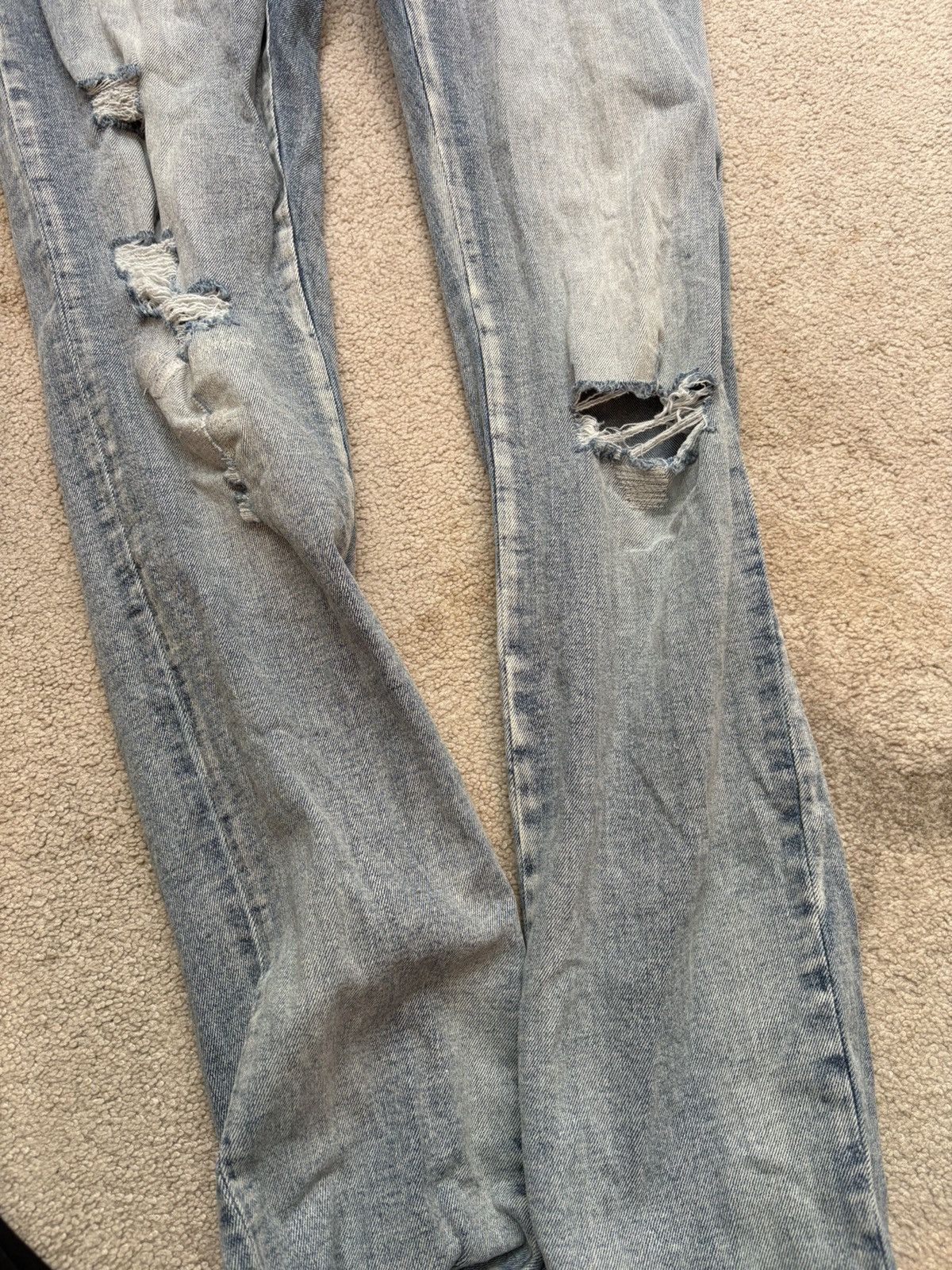 Ksubi Ksubi Chitch Punk Blue Thrashed Denim Size US 33 - 6 Thumbnail