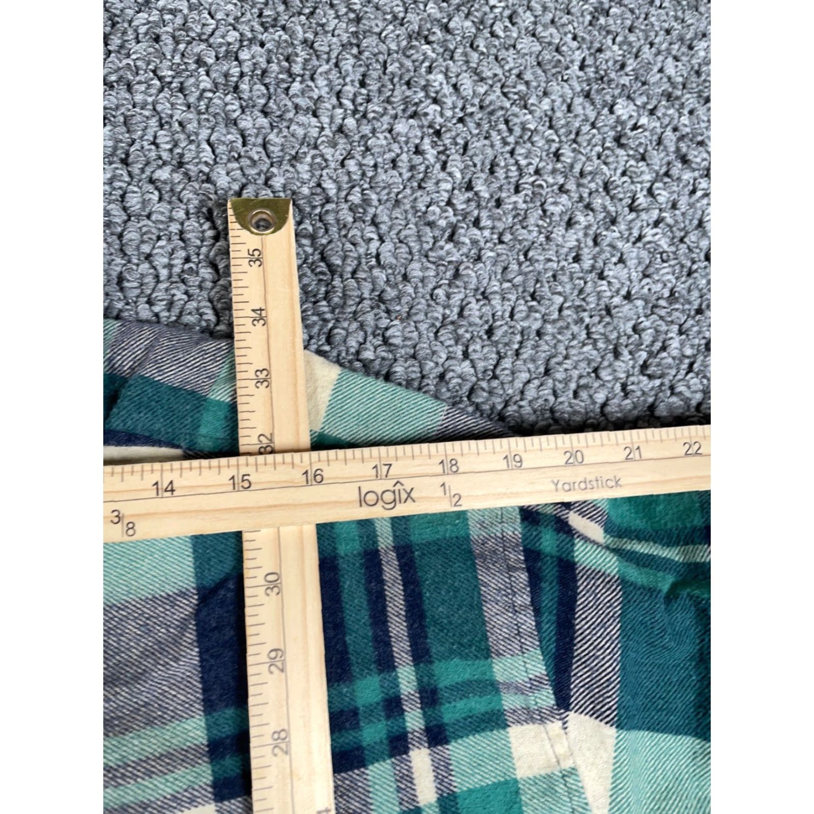 Vintage VTG Woodland Lightweight Flannel Shirt Adult 2XL Tall Green Beige Plaid Workwear Shirt Size US XXL / EU 58 / 5 - 6 Thumbnail