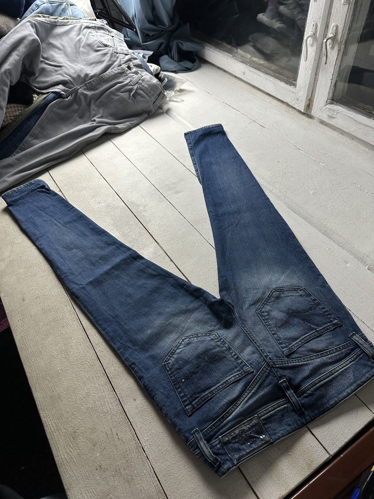 Diesel 🚨Gothic Diesel Regular Slim relax Flared Jeans Womens Size 28" / US 6 / IT 42 - 8 Thumbnail
