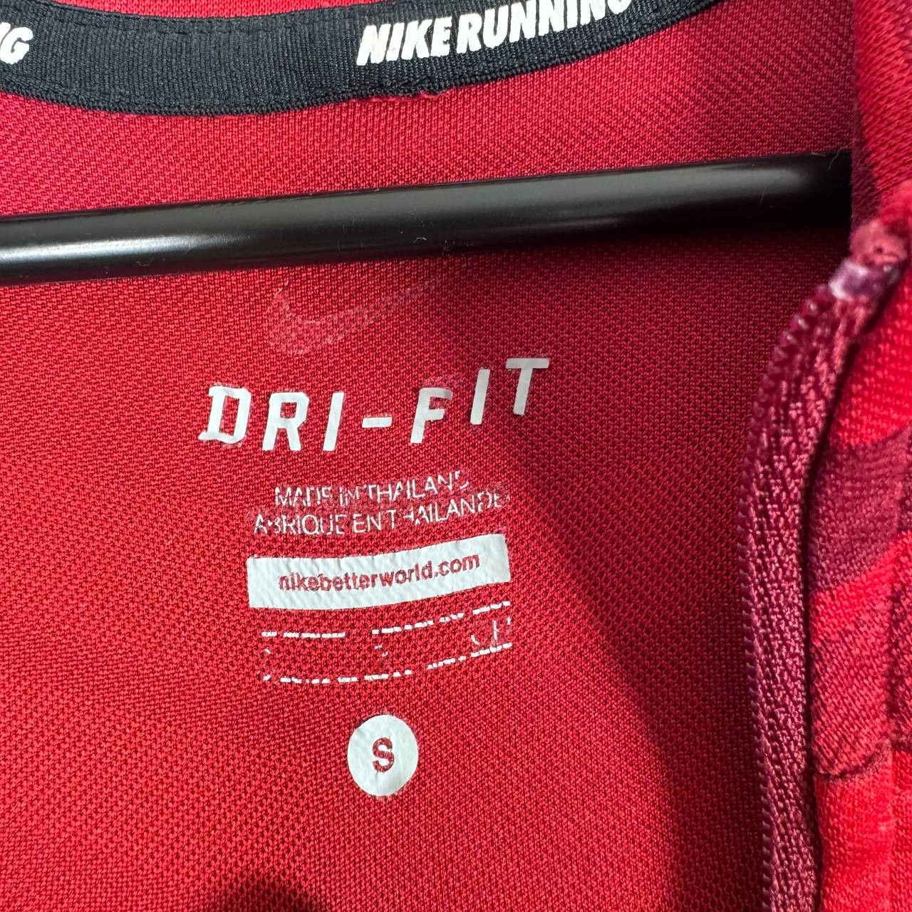 Nike Nike Running Dri Fit Half Zip Pullover Red Long Sleeve Sz S Size US S / EU 44-46 / 1 - 4 Thumbnail