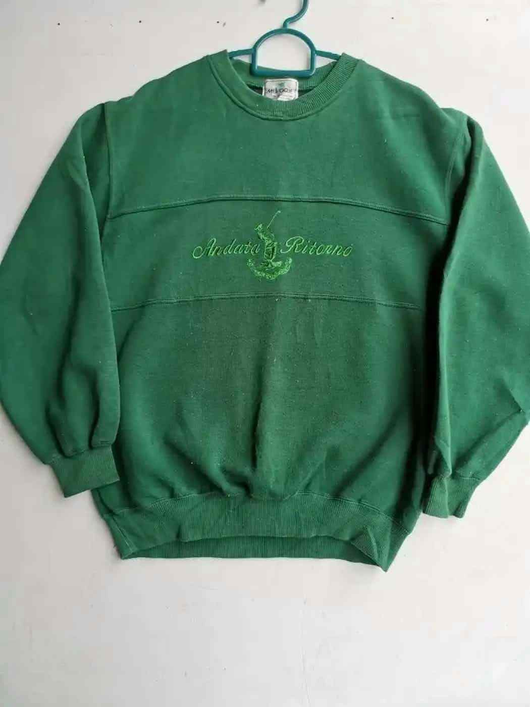 Vintage Vintage Meivogue Andata & Ritorno Sweatshirt Size US M / EU 48-50 / 2 - 1 Thumbnail