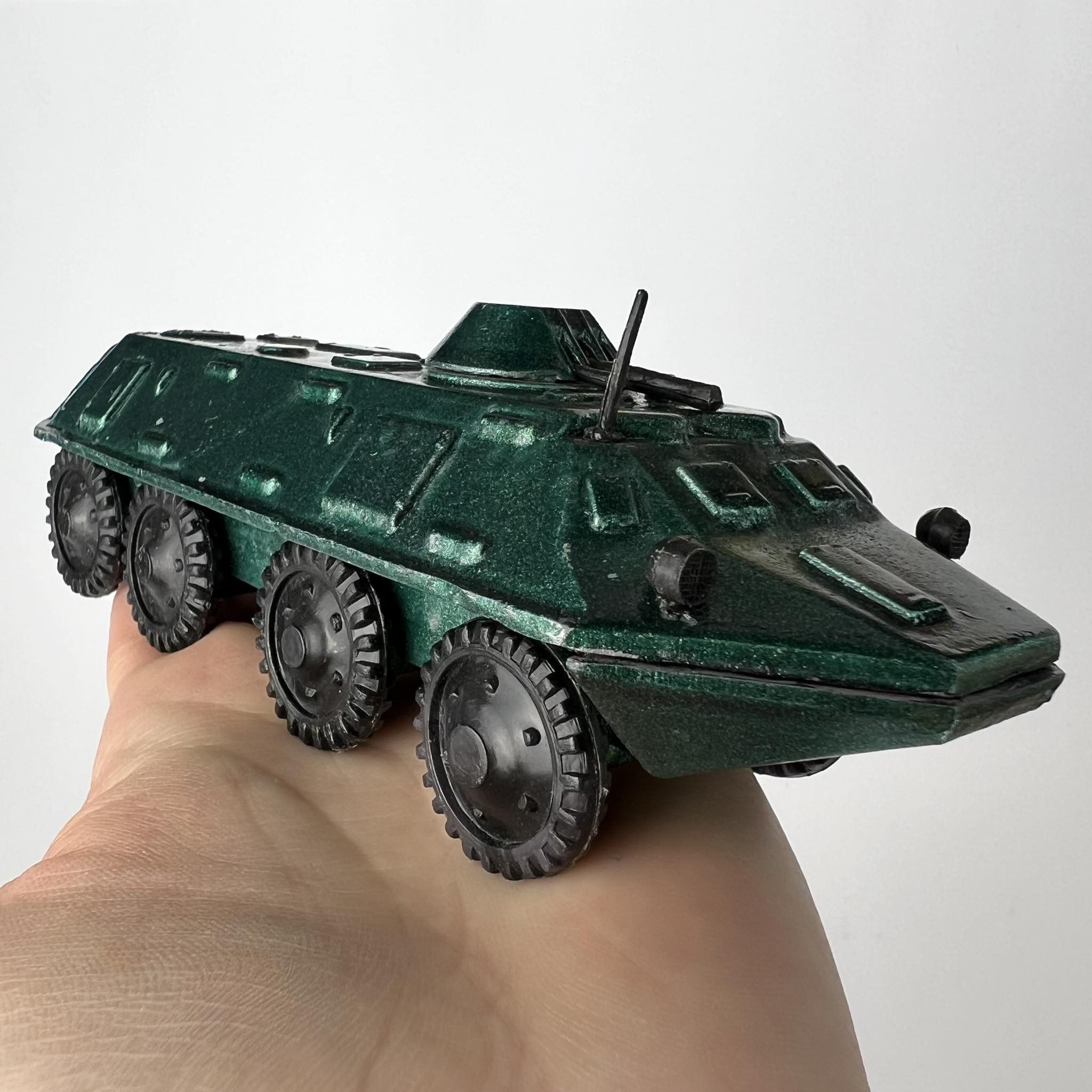 Vintage Vintage Military Vehicle Toy Personnel Carrier Metal 1:43 Size ONE SIZE - 5 Thumbnail