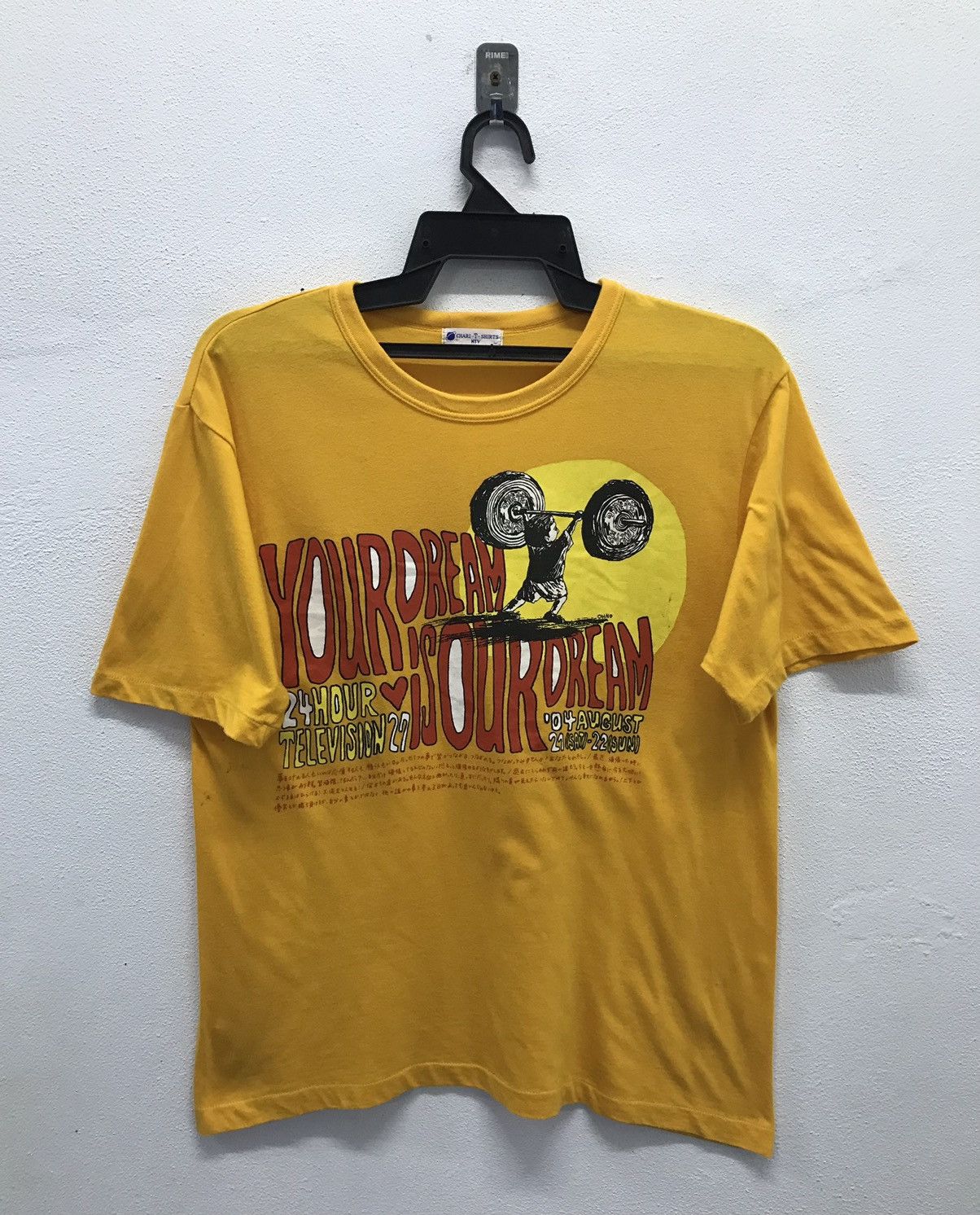 Japanese Brand × Vintage Vintage Chari-T-Shirt NTV Your Dream Is Our Dream Shirt Size US M / EU 48-50 / 2 - 1 Thumbnail