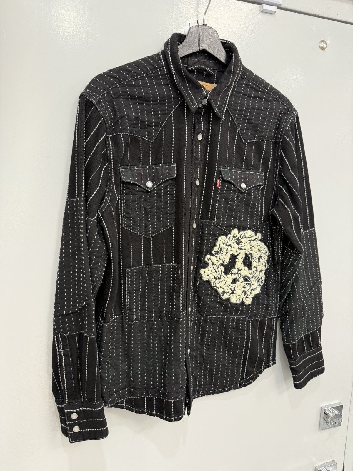 DENIM TEARS Denim Tears Pinstripe Jacket Size US L / EU 52-54 / 3 - 2 Thumbnail