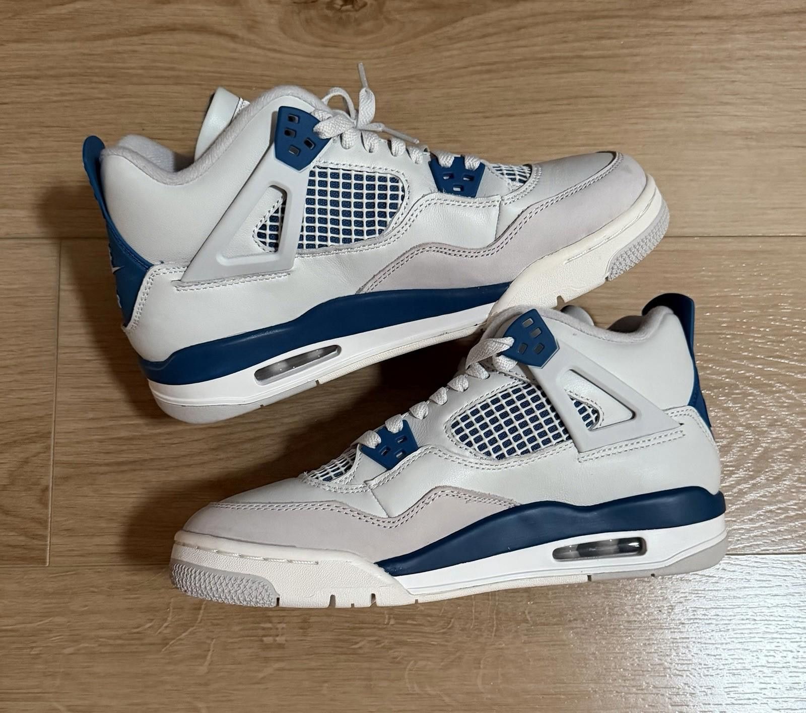 Size 7Y - Air Jordan 4 Retro Military Industrial Blue - (GS 