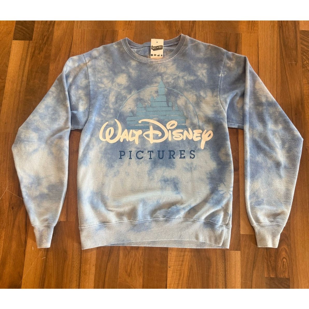 Disney Walt Disney Pictures Blue Tie Dye Crew Neck Size Medium Size US M / EU 48-50 / 2 - 1 Thumbnail