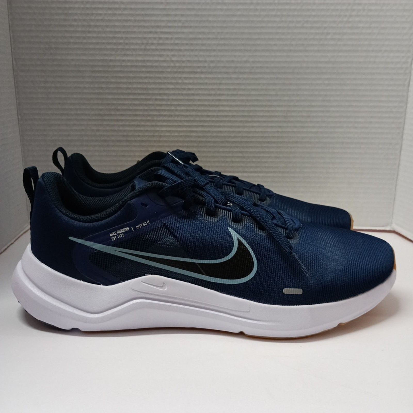 Nike Nike Downshifter 12 Men's Road Running Shoes Size 13 Navy Size US 13 / EU 46 - 1 Thumbnail