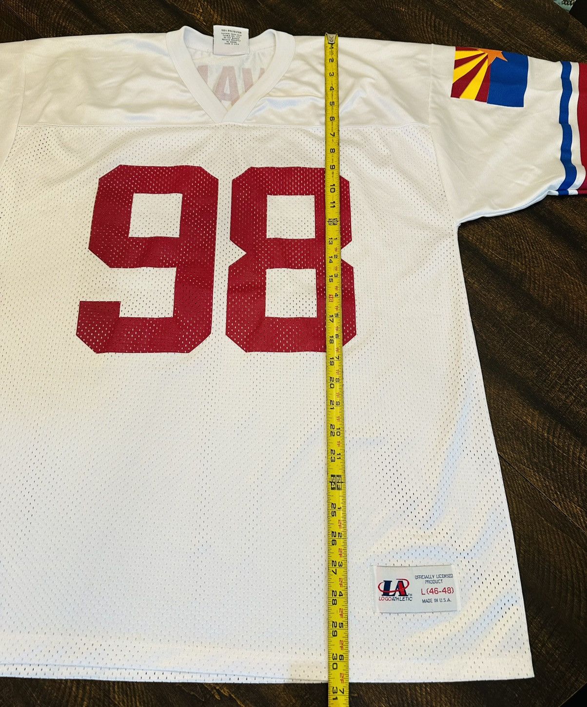 Logo Athletic VTG Eric Swann Cardinal Logo Athletic Jersey-LRG-Made in USA Size US L / EU 52-54 / 3 - 10 Thumbnail