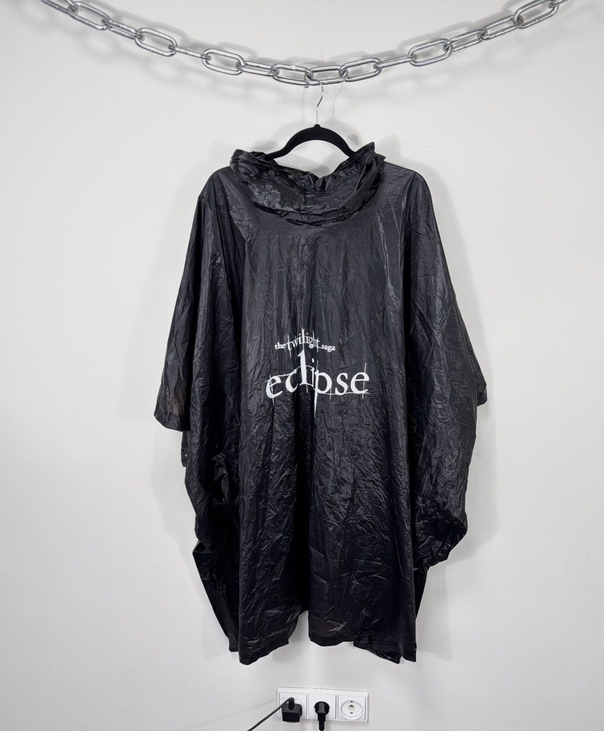 Vintage The Twilight Saga Eclipse Very Rare Black Raincoat Jacket Size US L / EU 52-54 / 3 - 1 Thumbnail