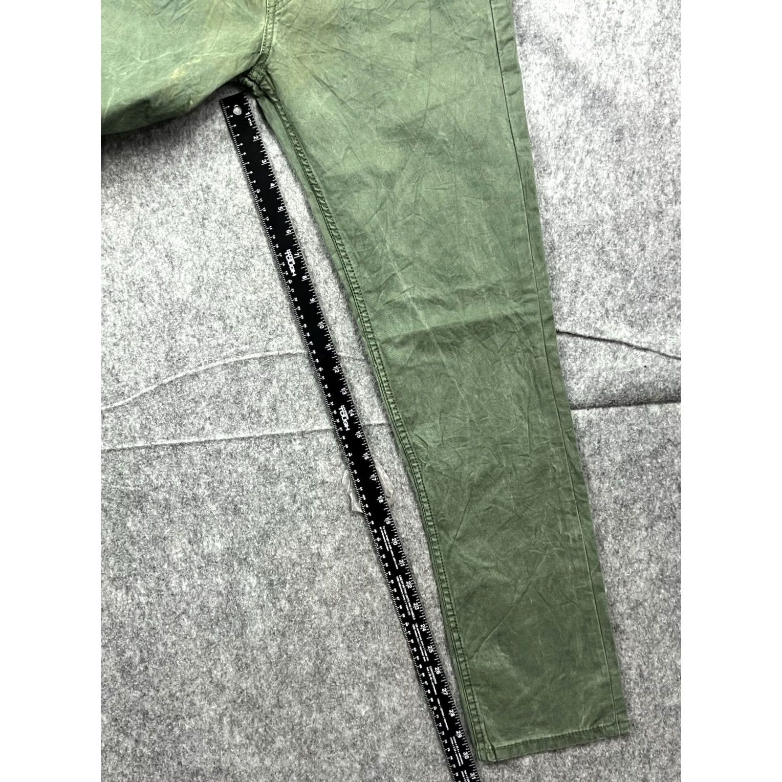 Levi's Levi's 511 Jeans Green Slim Straight Regular Men 30x32 Denim Cotton Blend Button Zip 5-Pocket Unit Vintage No Size US 30 / EU 46 - 3 Thumbnail