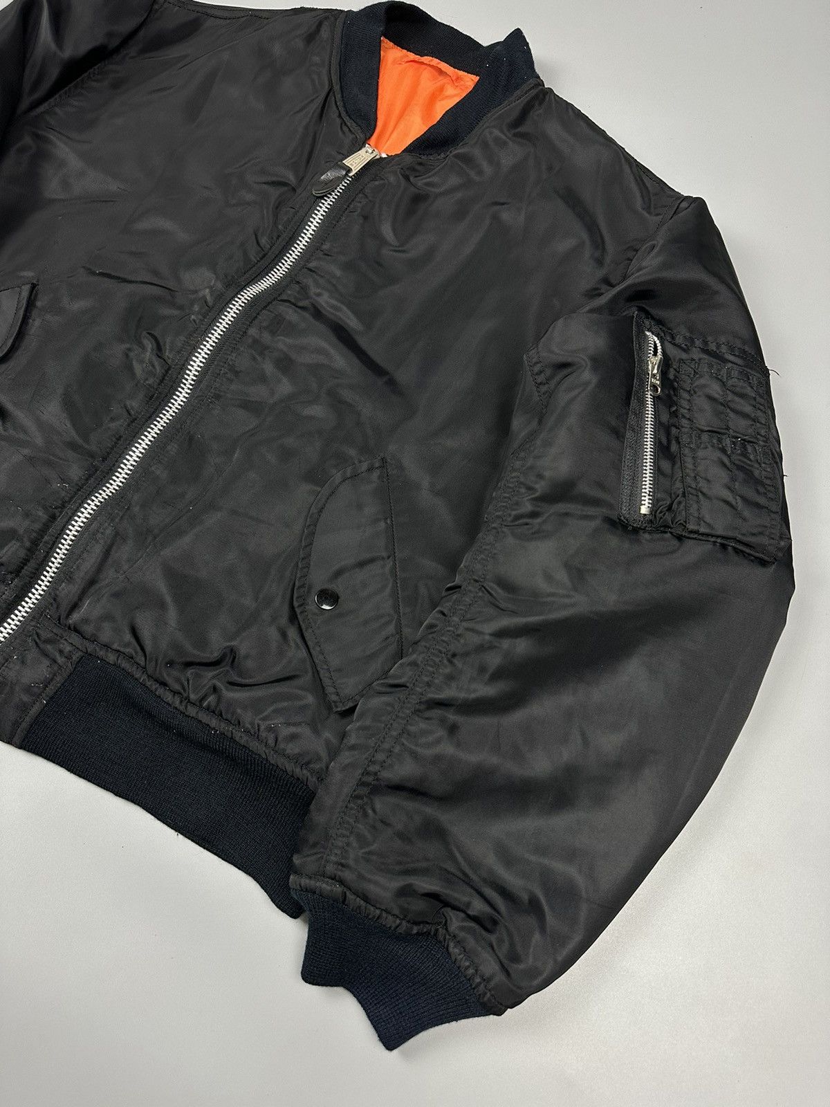 Other Military USAF Type MA-1 Bomber Jacket Size US L / EU 52-54 / 3 - 3 Thumbnail