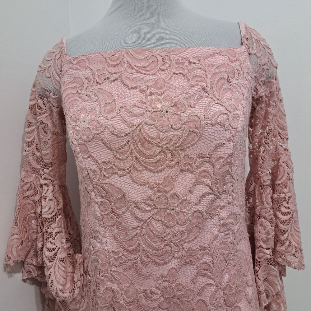 MILLY Milly Selena Off The Shoulder Floral Lace Romantic Dress Bel Size M / US 6-8 / IT 42-44 - 15 Thumbnail