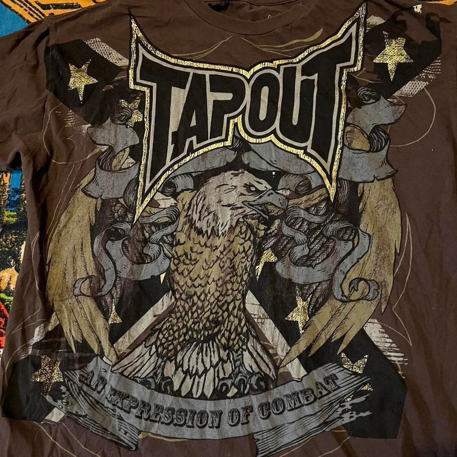 Tapout Crazy rare tapout y2k shirt afflliction jnco wings skulls Size US L / EU 52-54 / 3 - 4 Thumbnail