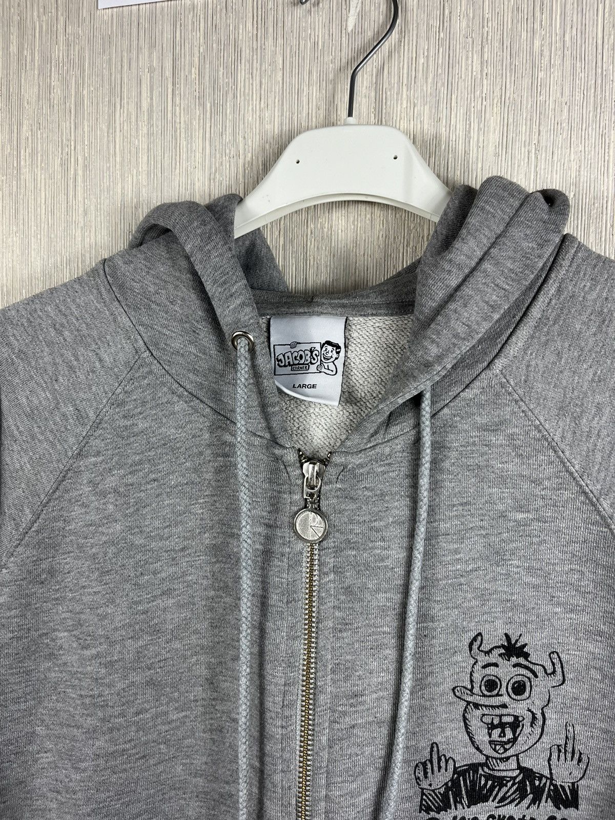 Polar Skate Co. Polar Skate co. Jacobs Corner devil man zip hoodie boxy Size US L / EU 52-54 / 3 - 9 Thumbnail