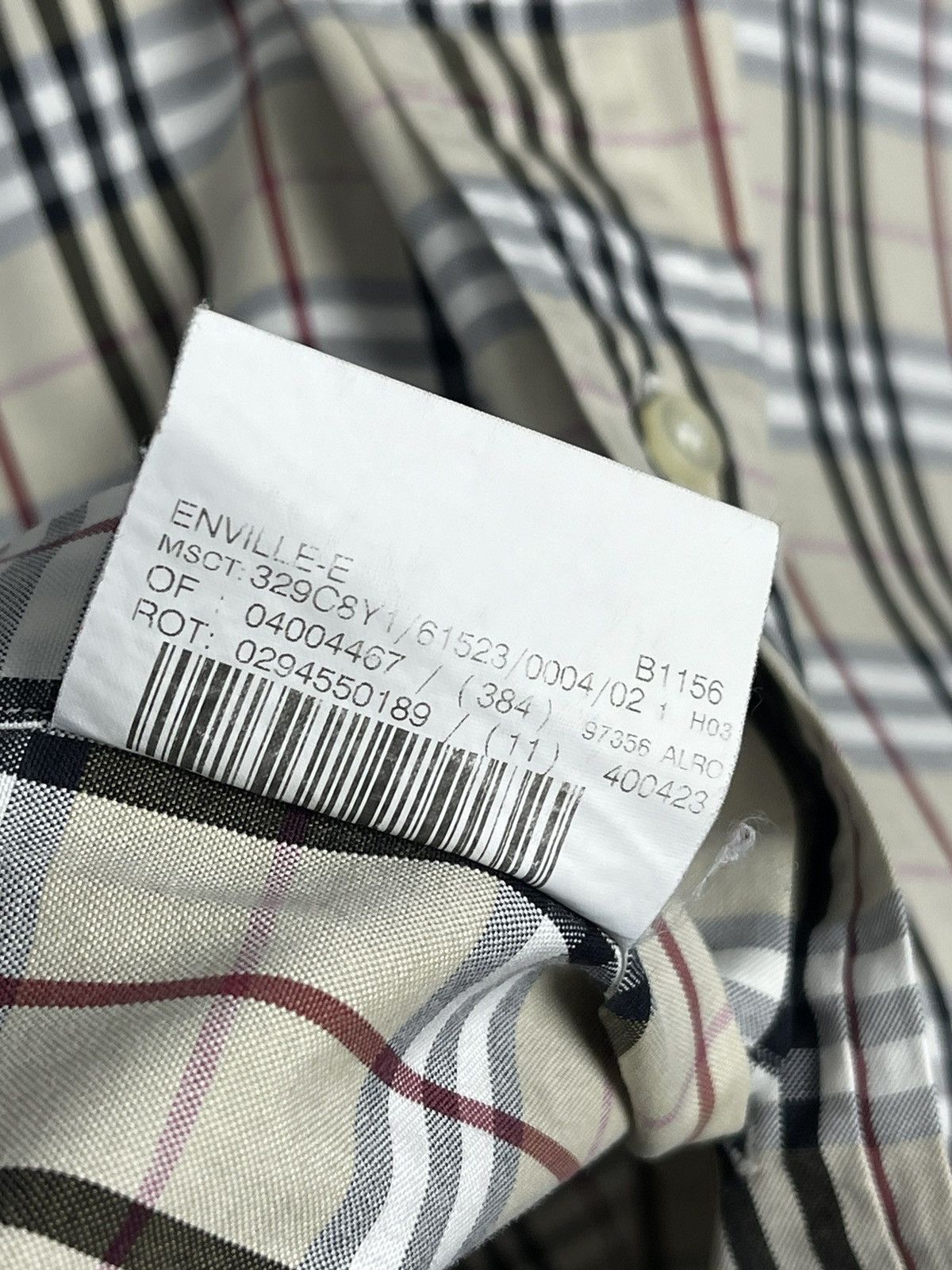 Burberry × Vintage Burberry London Nova Check Button Up Shirt Men’s Size US L / EU 52-54 / 3 - 11 Thumbnail