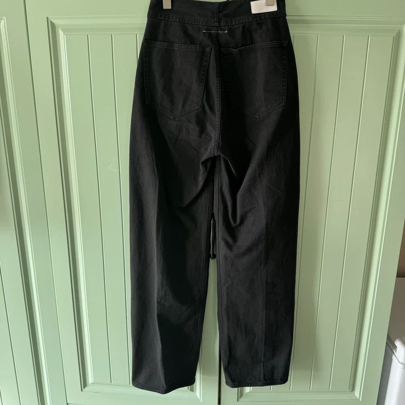 Maison Margiela Maison Margiela SizeL Black denim trousers Size 25" / US 0 / IT 36 - 2 Thumbnail
