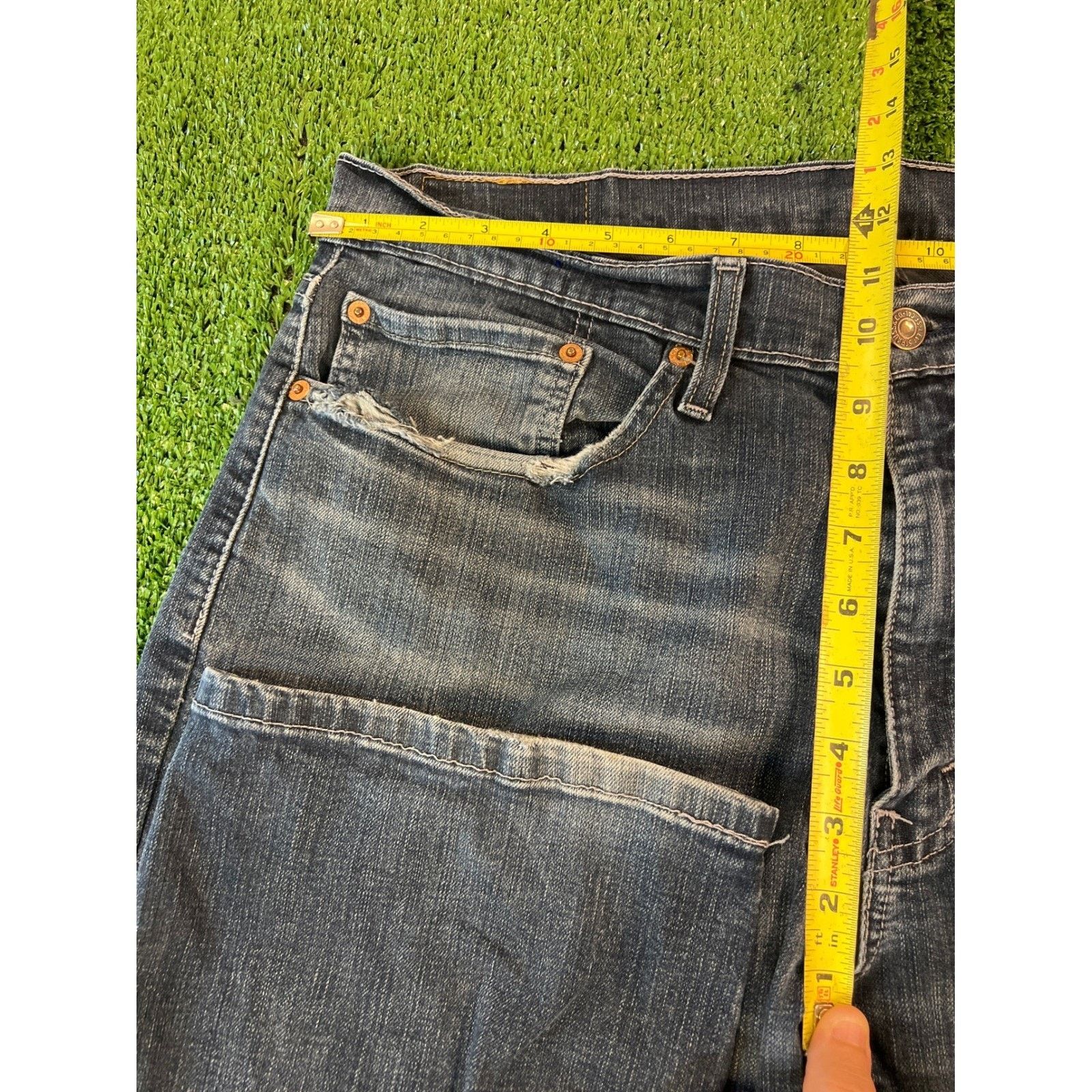 Levi's Levis 559 Jeans Mens 36x32 Blue Relaxed Fit Denim Size US 36 / EU 52 - 4 Thumbnail