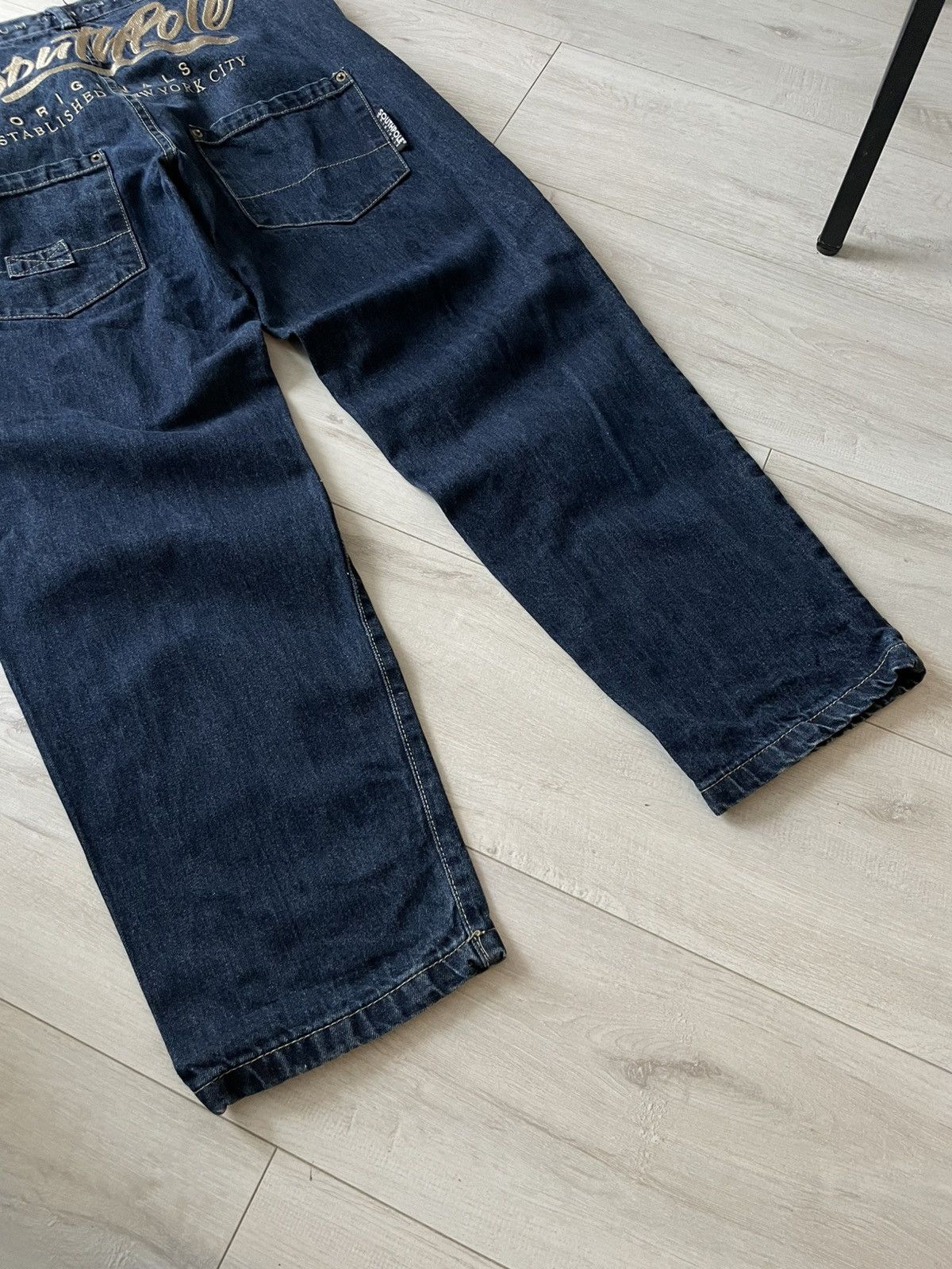 Southpole Vintage Y2K Southpole Denim Jeans 00’s Big Logo Blue RARE Size US 32 / EU 48 - 7 Thumbnail