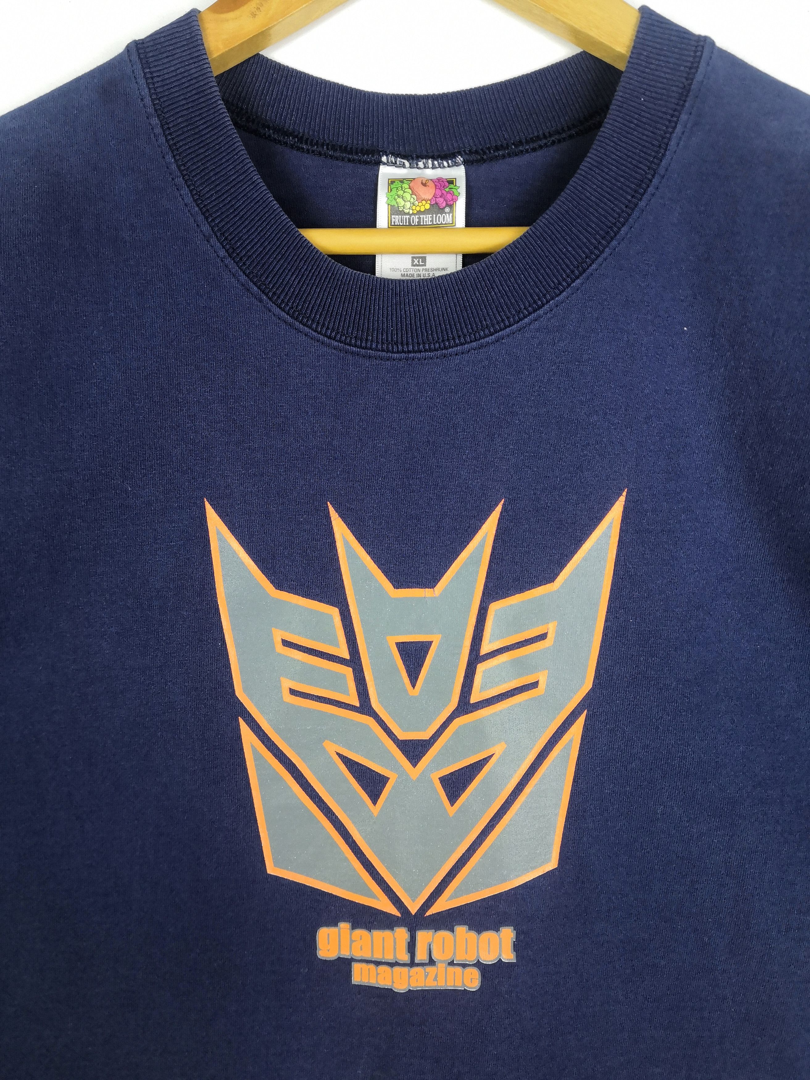 Vintage Vintage 90s Giant Robot Magazine T-Shirt Desepticon Size US XL / EU 56 / 4 - 3 Thumbnail