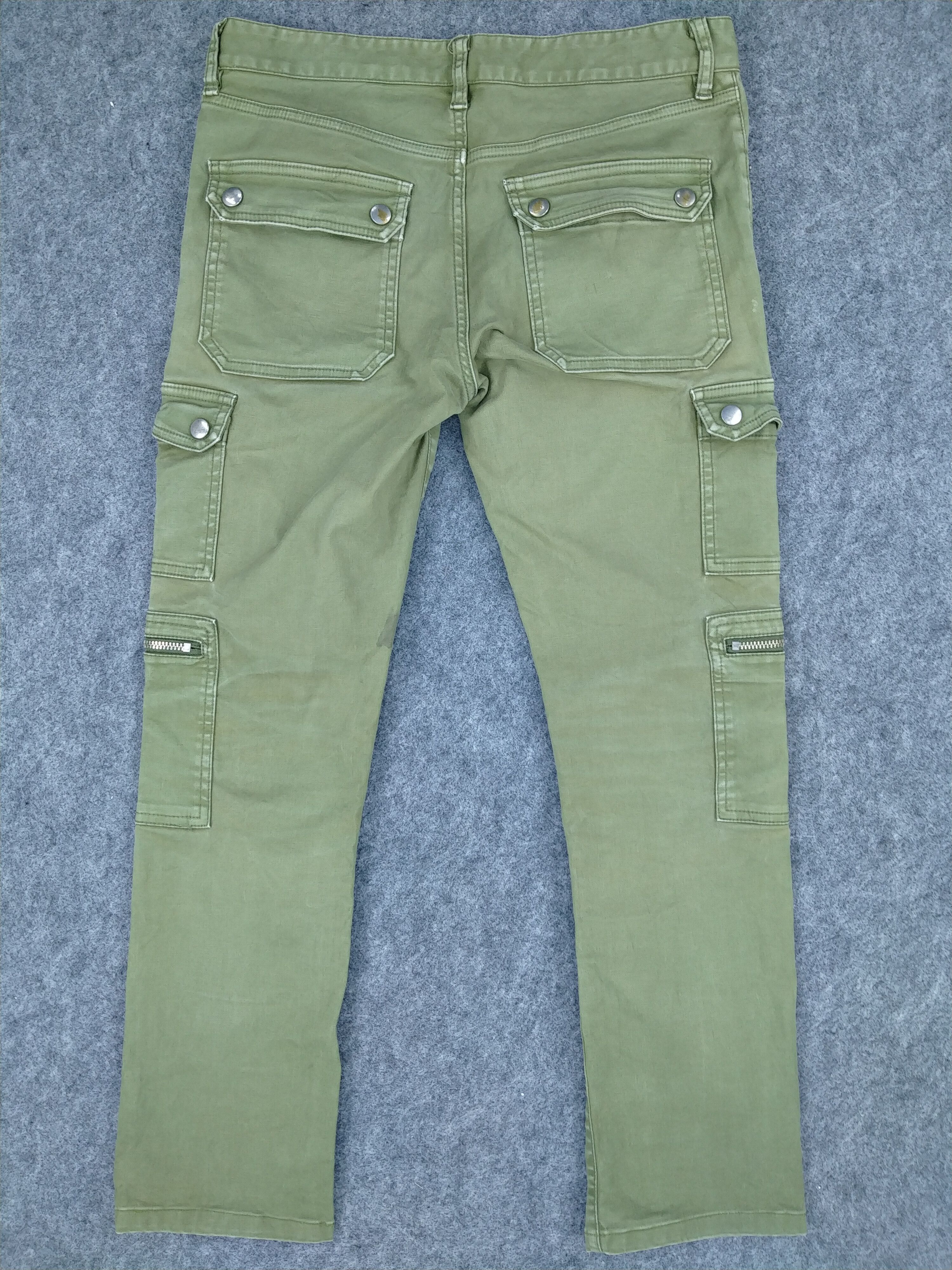 Japanese Brand Ship Jet Blue Japanese Brand Cargo Multi Pocket Pants -CP196 Size US 30 / EU 46 - 2 Thumbnail
