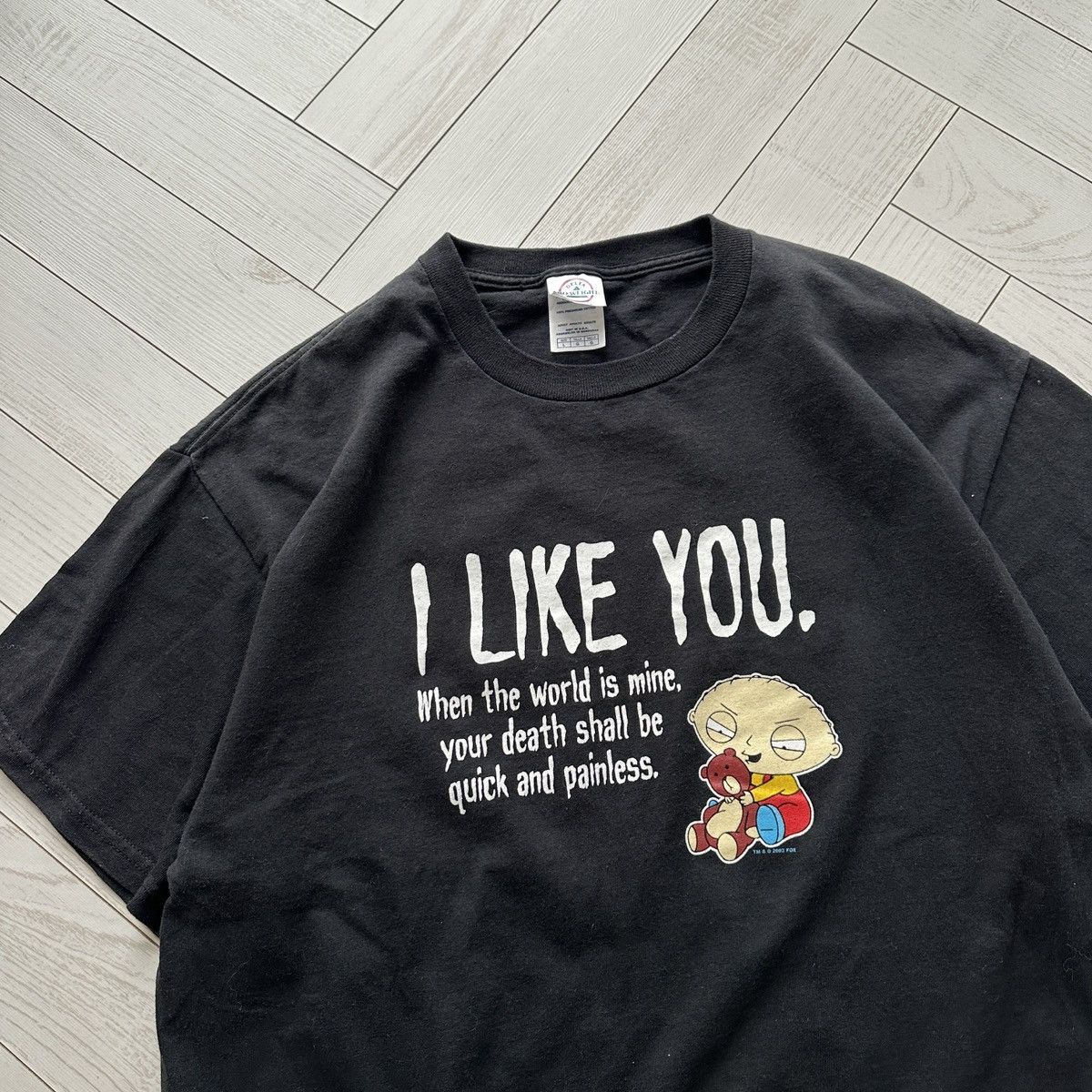 Vintage Vintage 00s Stewie Family Guy I like you tee Fox humor y2k Size US L / EU 52-54 / 3 - 5 Thumbnail
