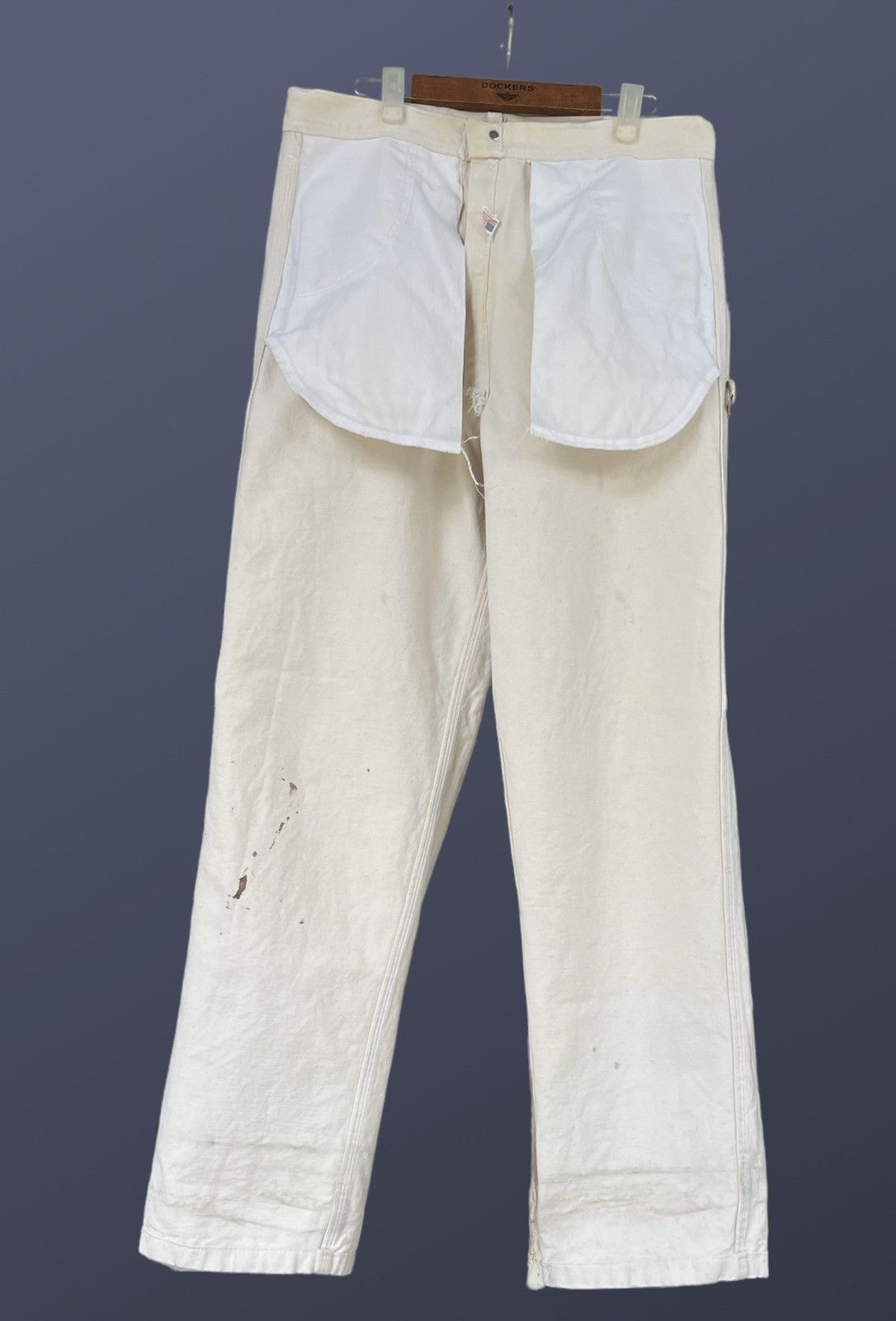 Stan Ray × Vintage 🔥HOT DROPS🔥 STAN RAY USA PAINTER PANT IN NATURAL Size US 34 / EU 50 - 7 Thumbnail
