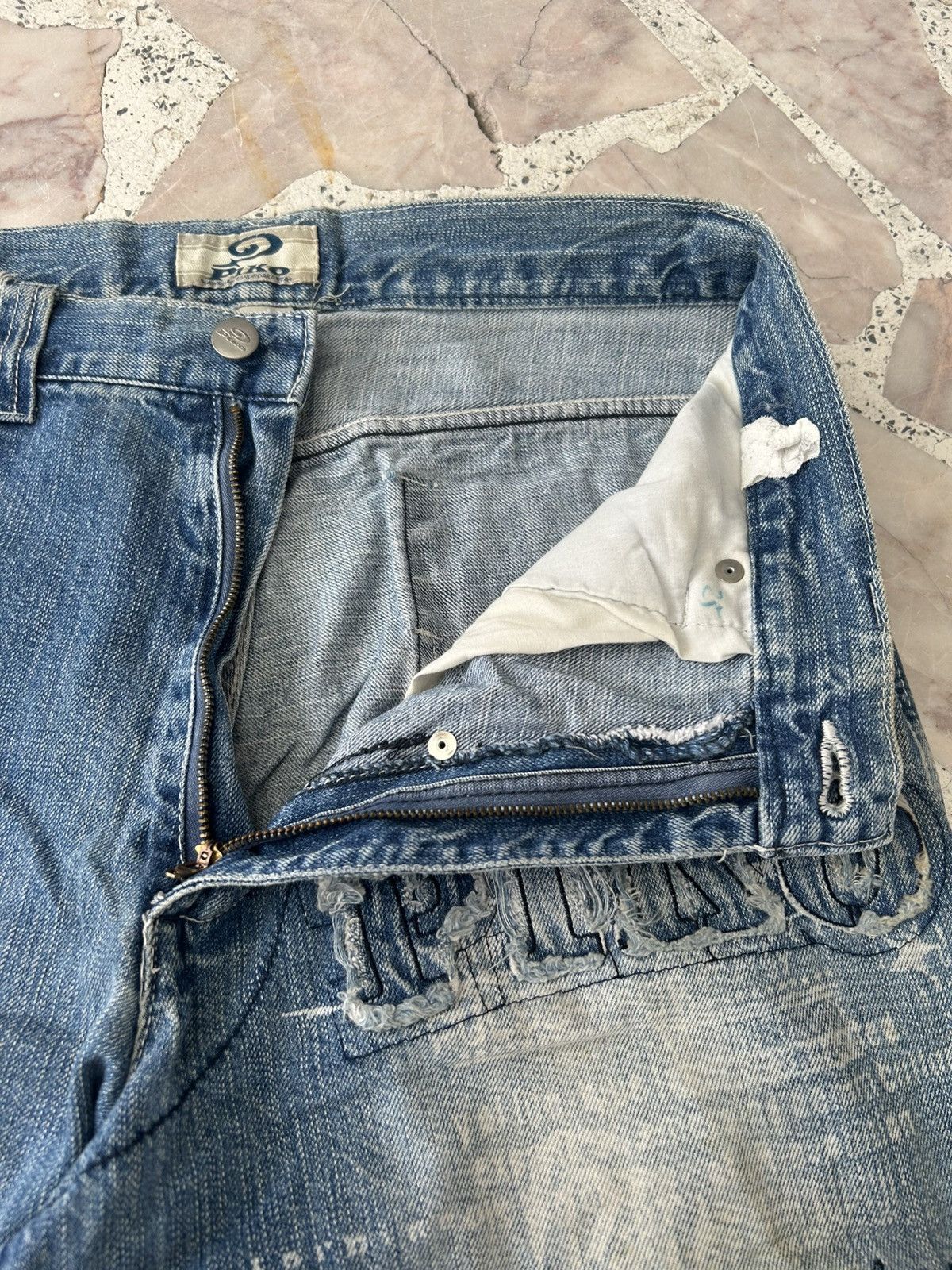 Other Piko Denim Cargo Y2K Pants Size US 30 / EU 46 - 8 Thumbnail