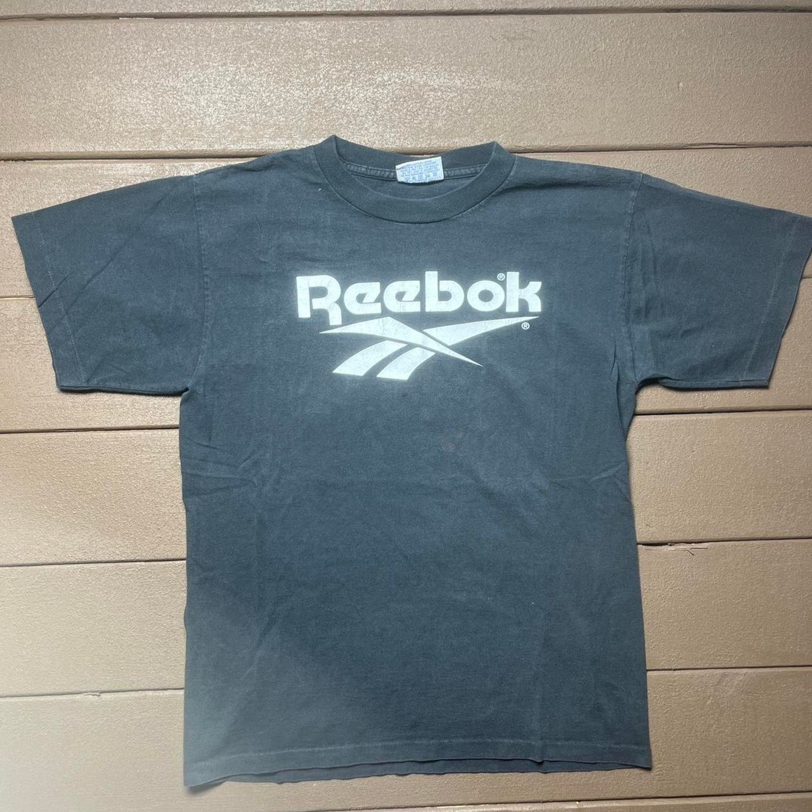 Reebok Vintage Black Reebok Single Stitch Shirt Size US XL / EU 56 / 4 - 1 Thumbnail