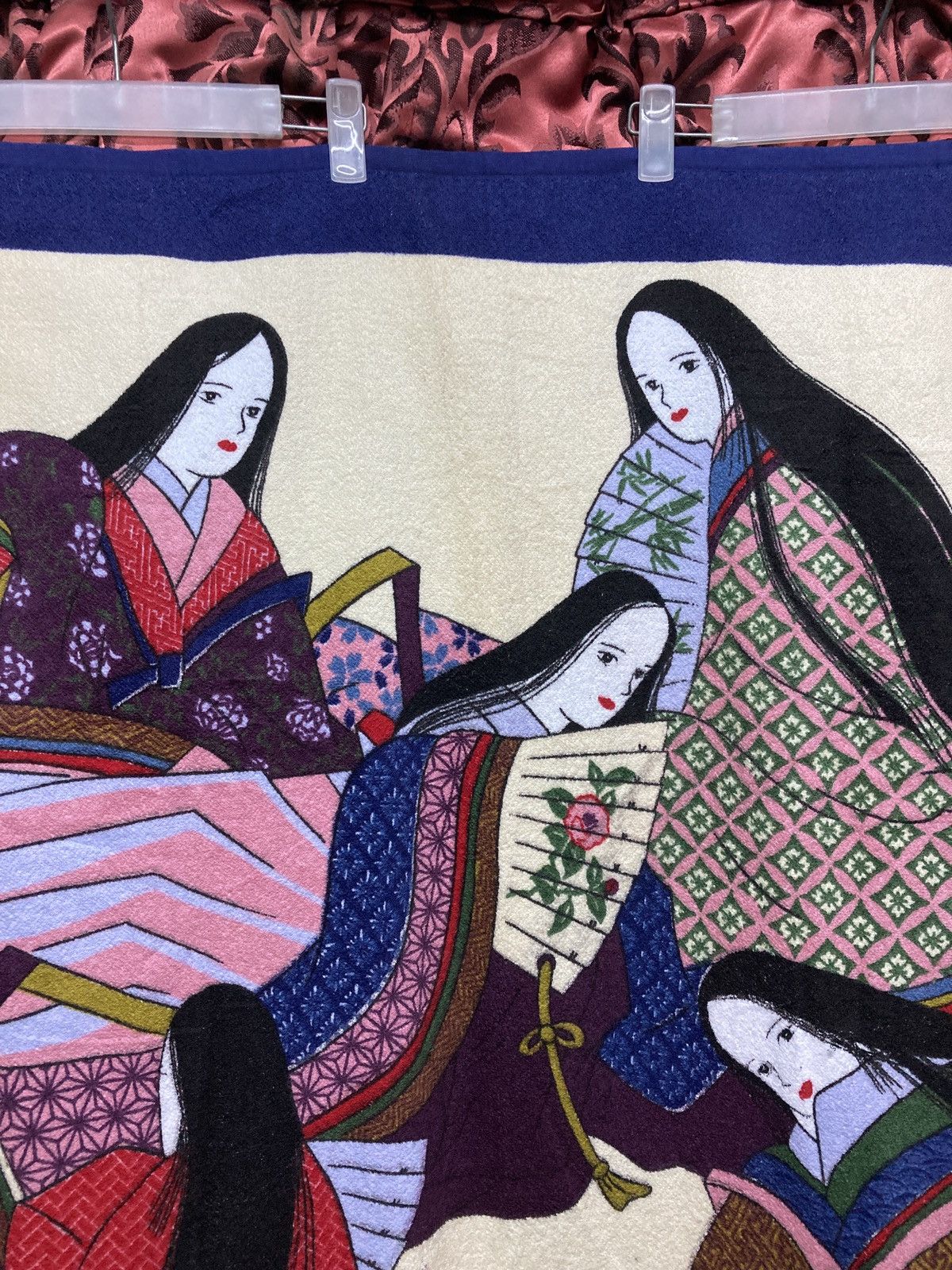 Japanese Brand Towel pictures of geisha Size ONE SIZE - 2 Thumbnail