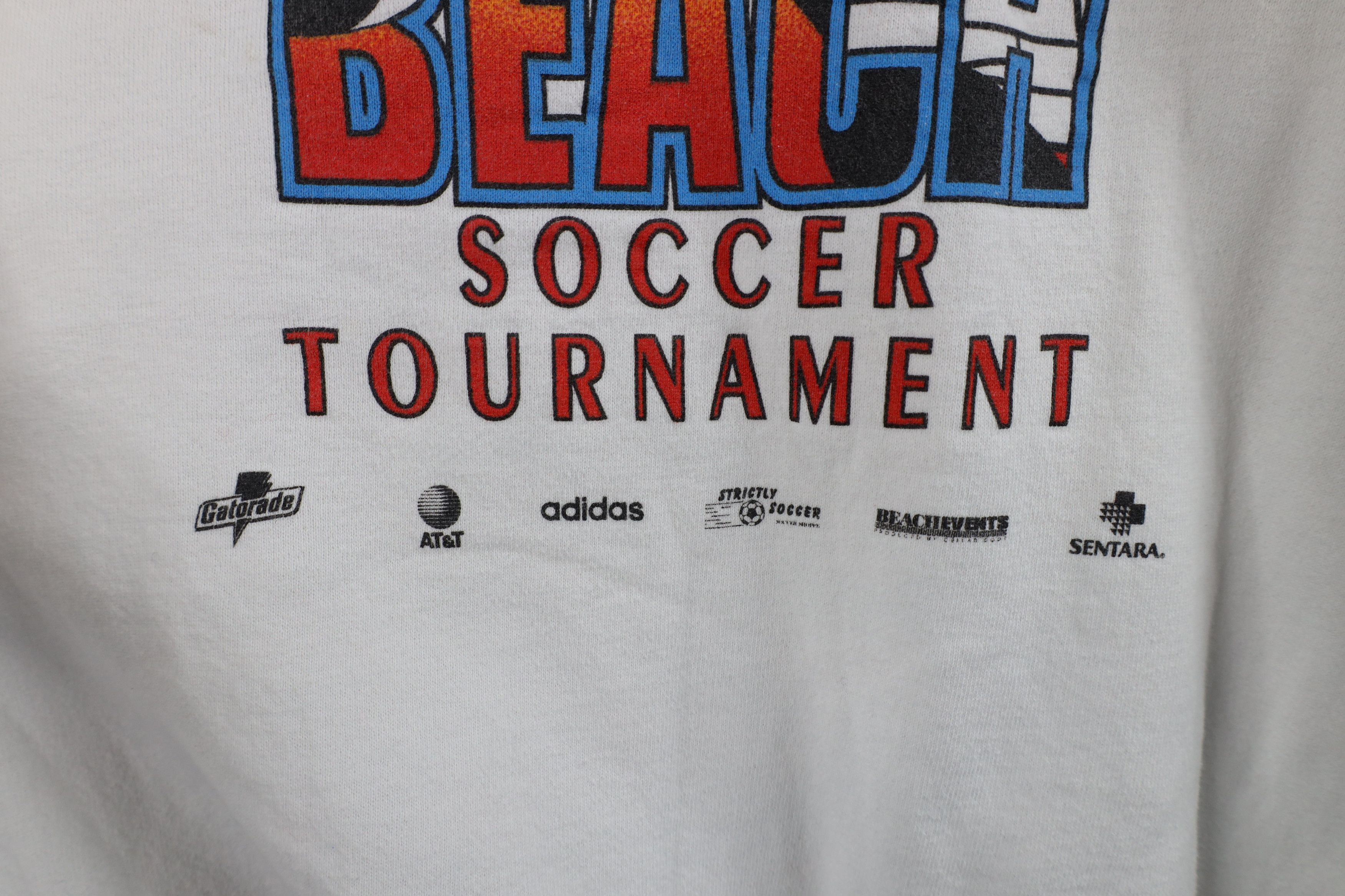 Vintage Vintage 90s Columbus Day Soccer Tournament Sweatshirt USA Size US L / EU 52-54 / 3 - 12 Thumbnail