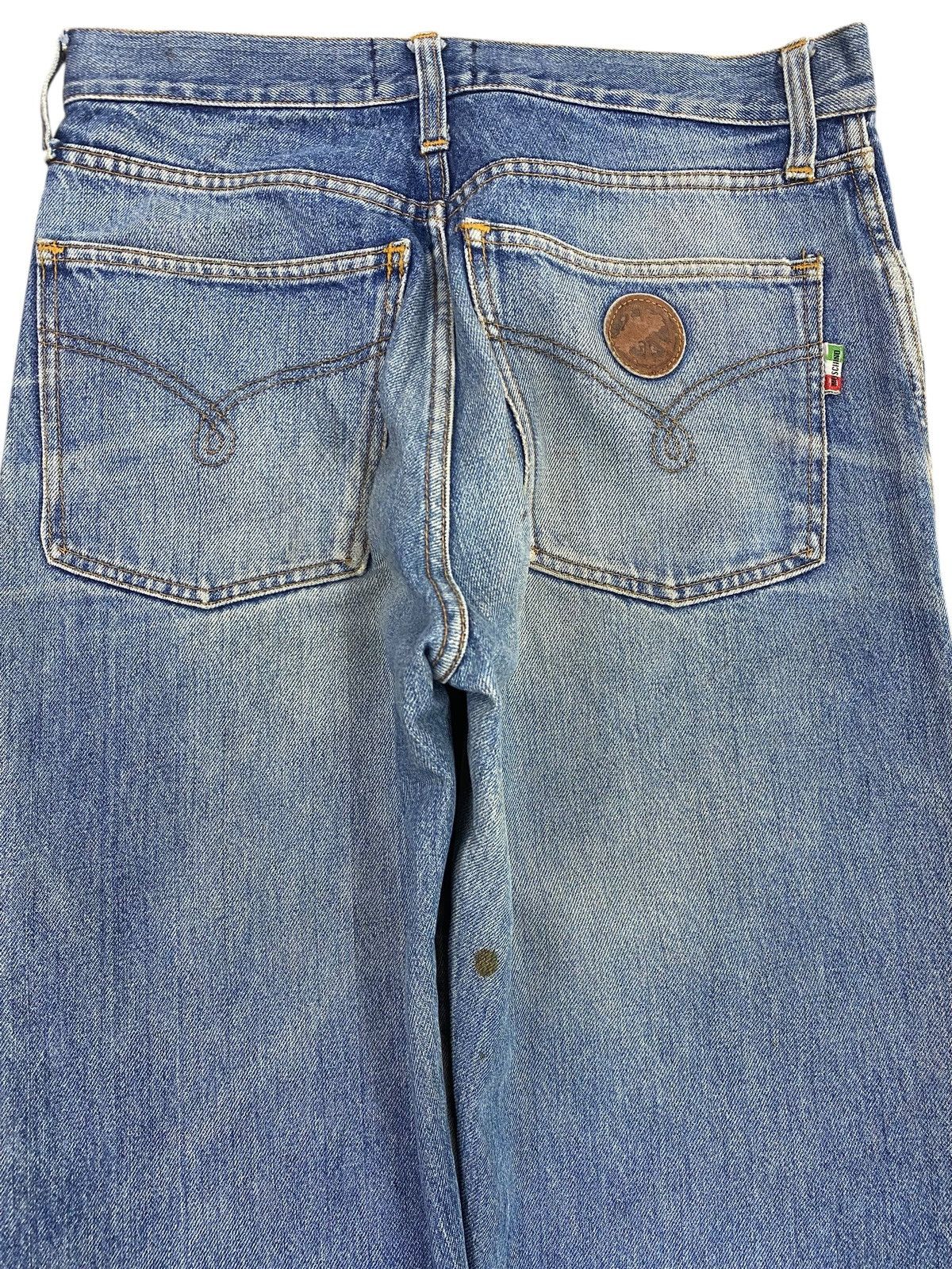 Moschino Mochino Mud Wash Whiskered Straight Leg Style Jeans Size US 30 / EU 46 - 4 Thumbnail
