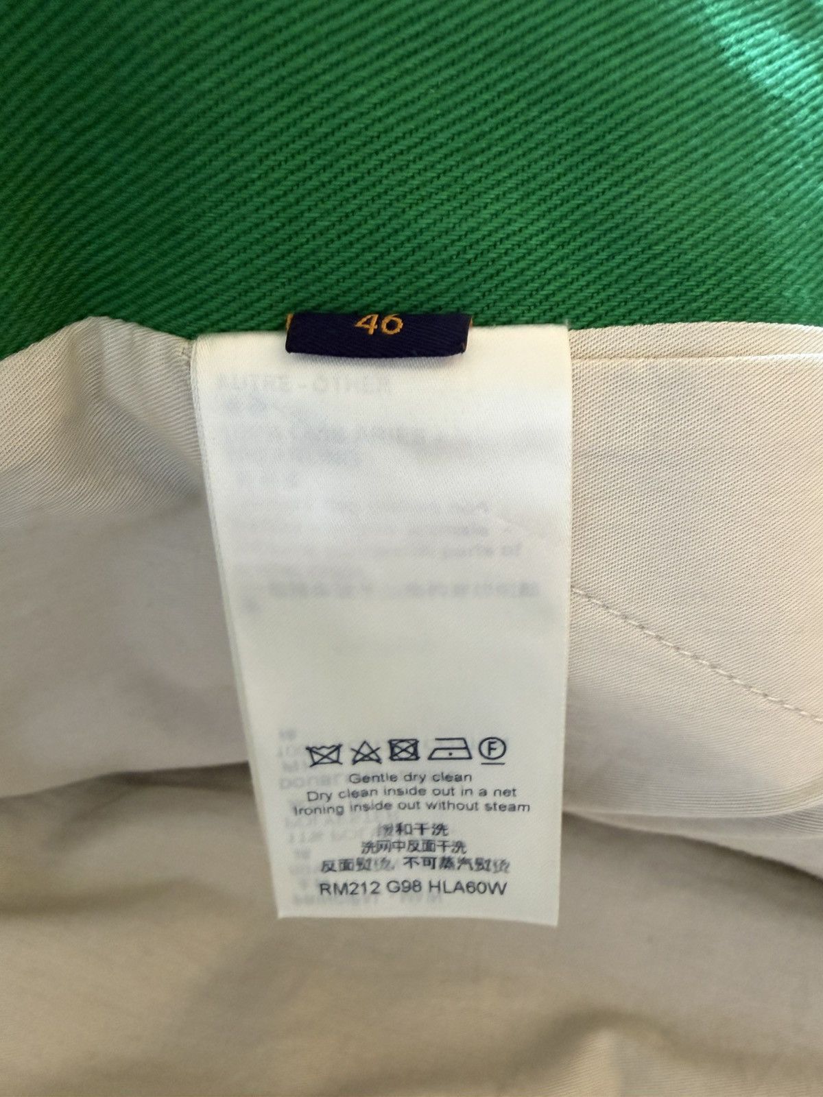 Louis Vuitton Louis Vuitton Monogram Jacket Green (Virgil Abloh) Full Set Size US S / EU 44-46 / 1 - 6 Thumbnail
