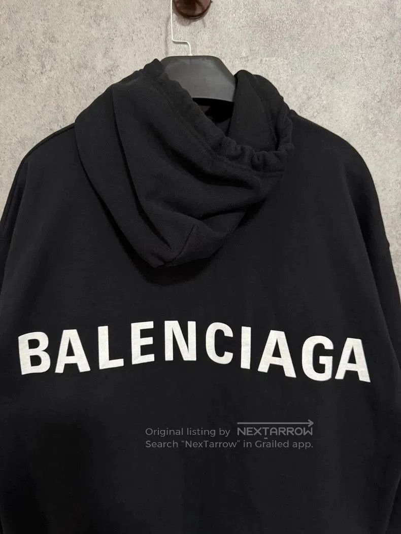 Balenciaga Balenciaga Black Logo Hoodie XS. Size US XS / EU 42 / 0 - 2 Thumbnail