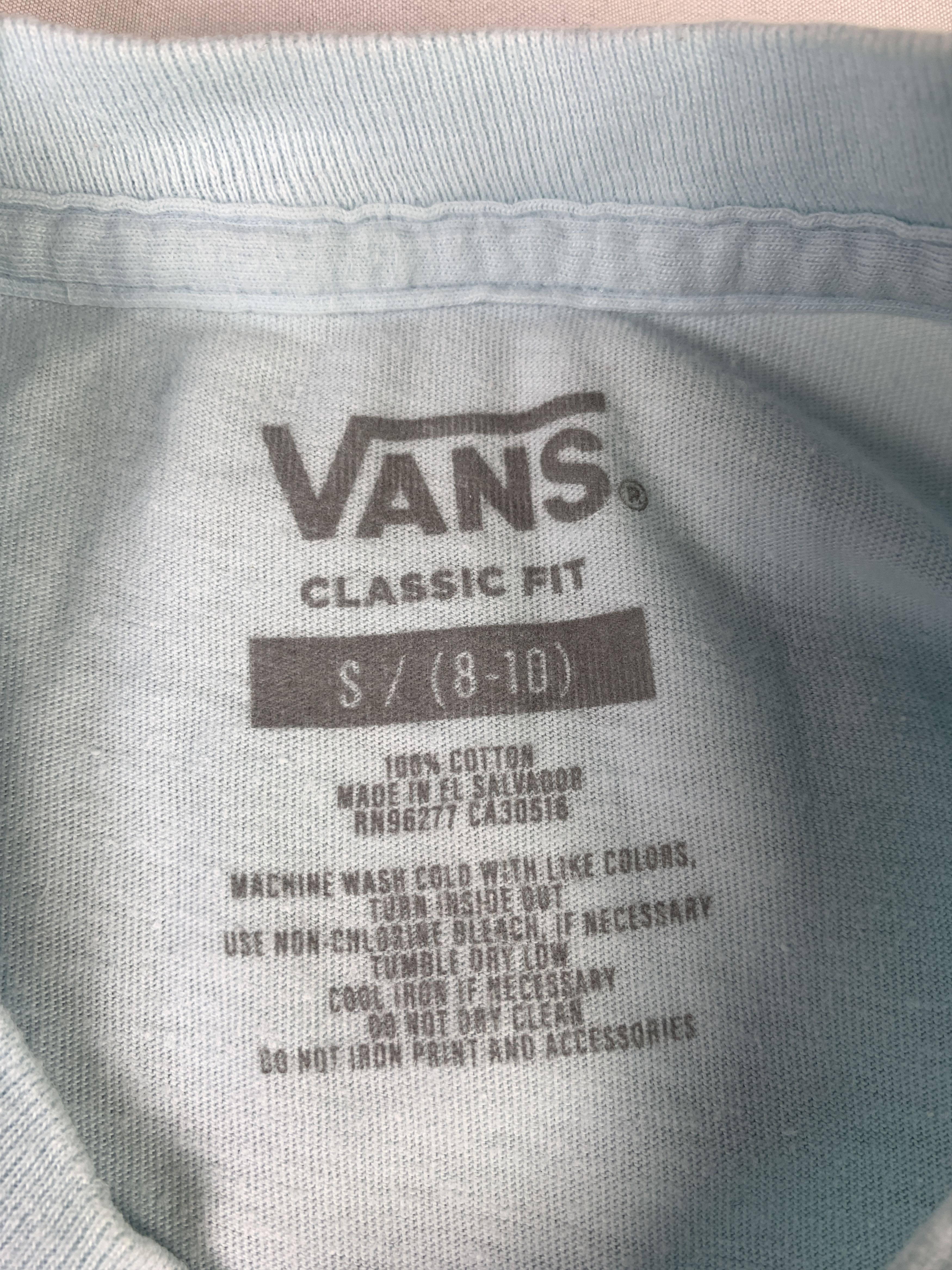 Vans Vans Baby Blue Orange Juice Graphic Tee (S) Size S / US 4 / IT 40 - 7 Thumbnail
