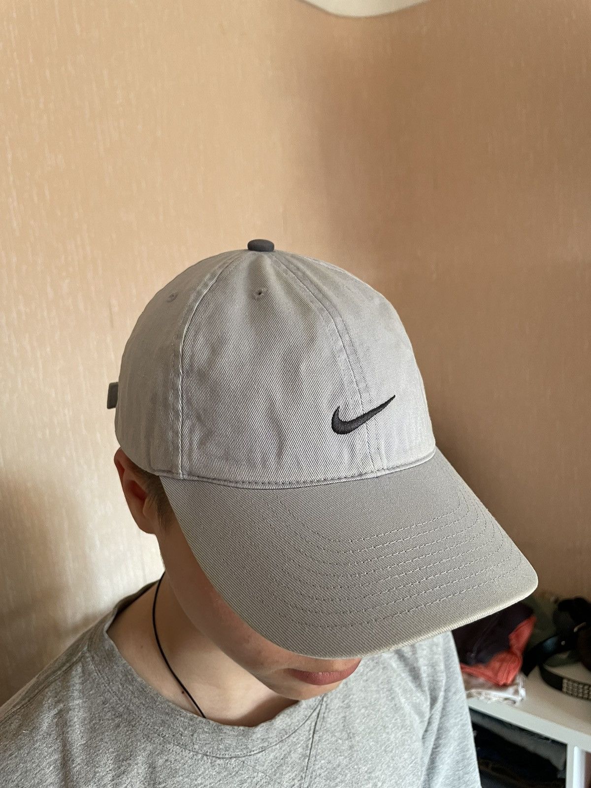 Nike × Vintage Vintage Nike Cap Mini Swoosh Size ONE SIZE - 1 Thumbnail