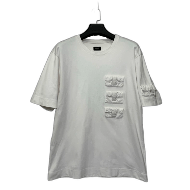 Fendi Fendi Light Pink Short Sleeve Shirt Size US L / EU 52-54 / 3 - 1 Thumbnail