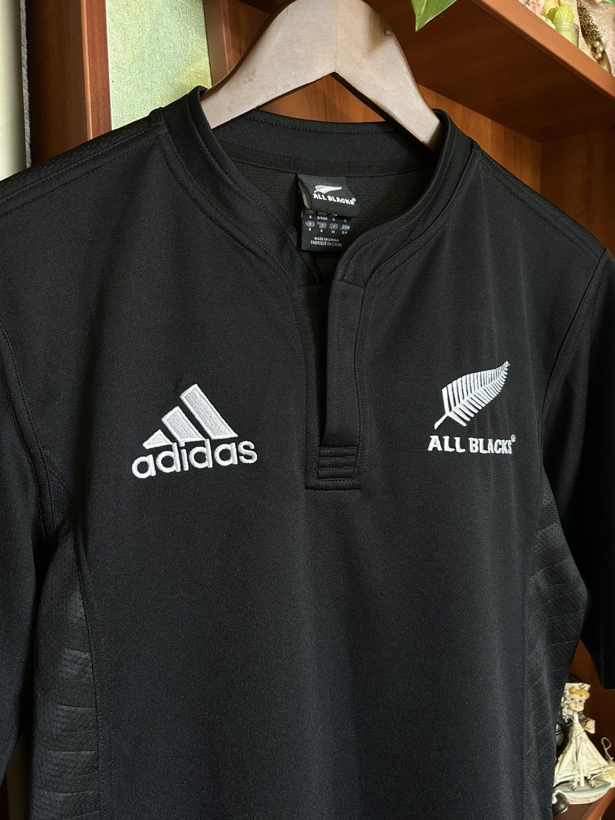 Adidas New Zealand All Blacks 2008/2009 Adidas Rugby Shirt Jersey Size US S / EU 44-46 / 1 - 3 Thumbnail