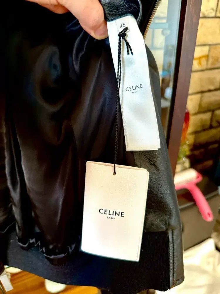 Celine Sz 46 Celine 19SS Tripe Stripe Leather Jacket-2507 Size US S / EU 44-46 / 1 - 5 Thumbnail
