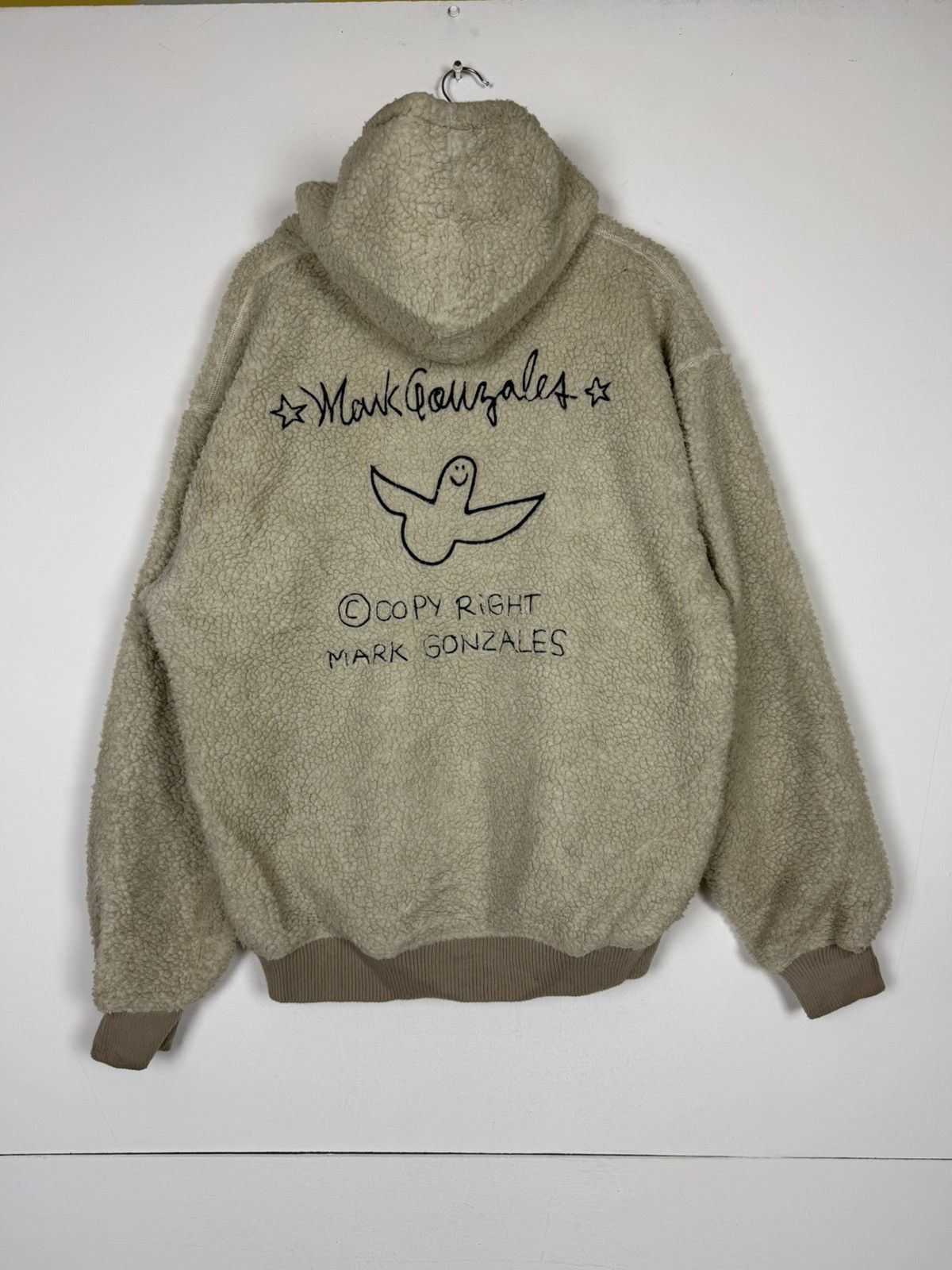 Designer Mark Gonzales Fleece Bomber Jacket Size US XL / EU 56 / 4 - 1 Thumbnail