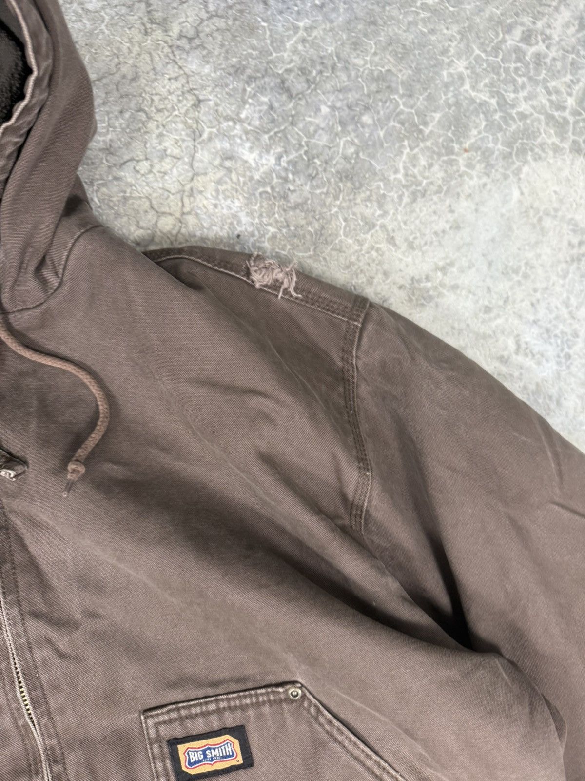 Japanese Brand × Vintage Vintage Carhartt Style Hooded Jacket Size US L / EU 52-54 / 3 - 4 Thumbnail