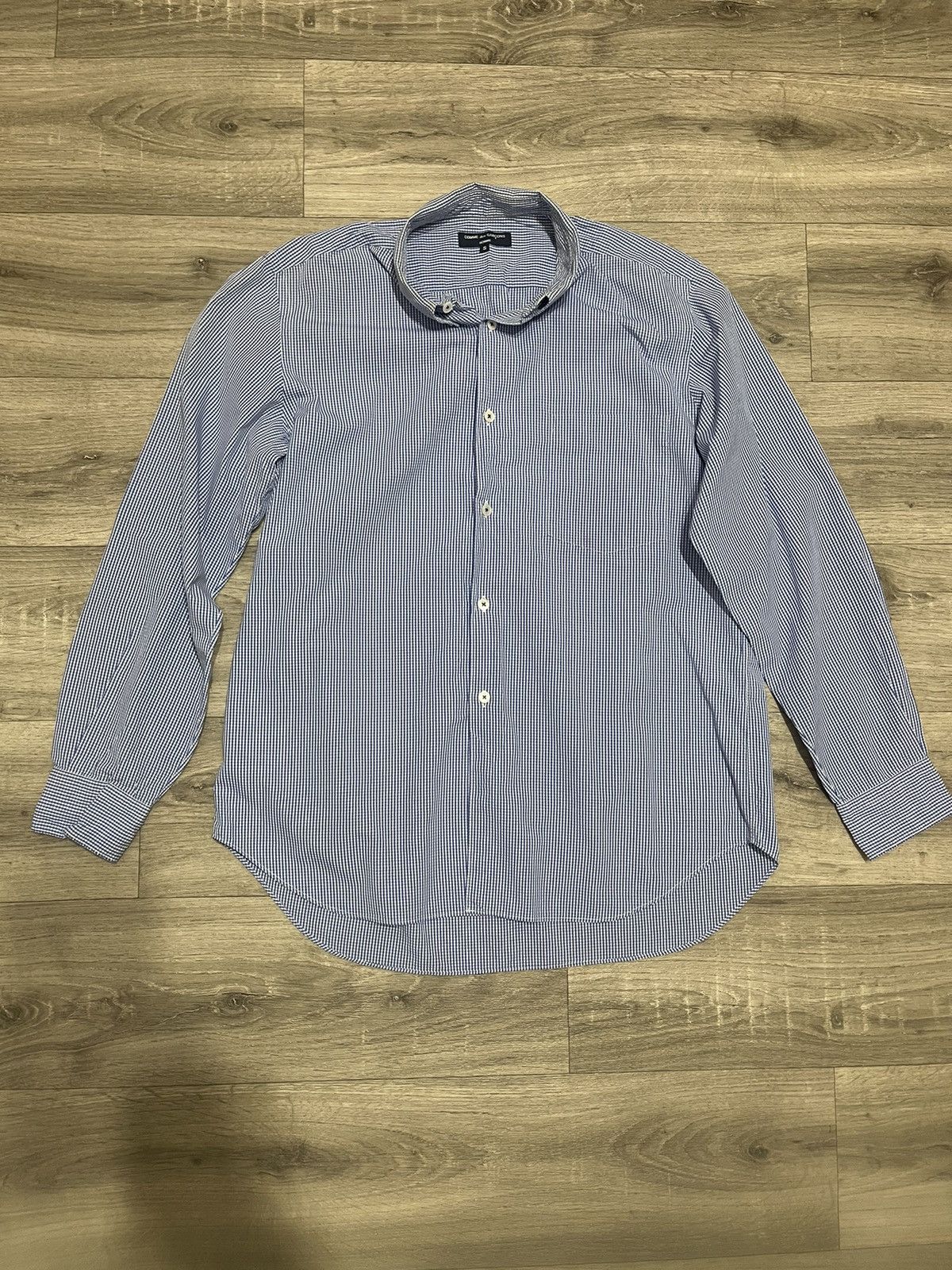 Comme des Garcons Homme COMME des GARCONS HOMME blue SHIRT VINTAGE Y2K SIZE L Size US L / EU 52-54 / 3 - 1 Thumbnail