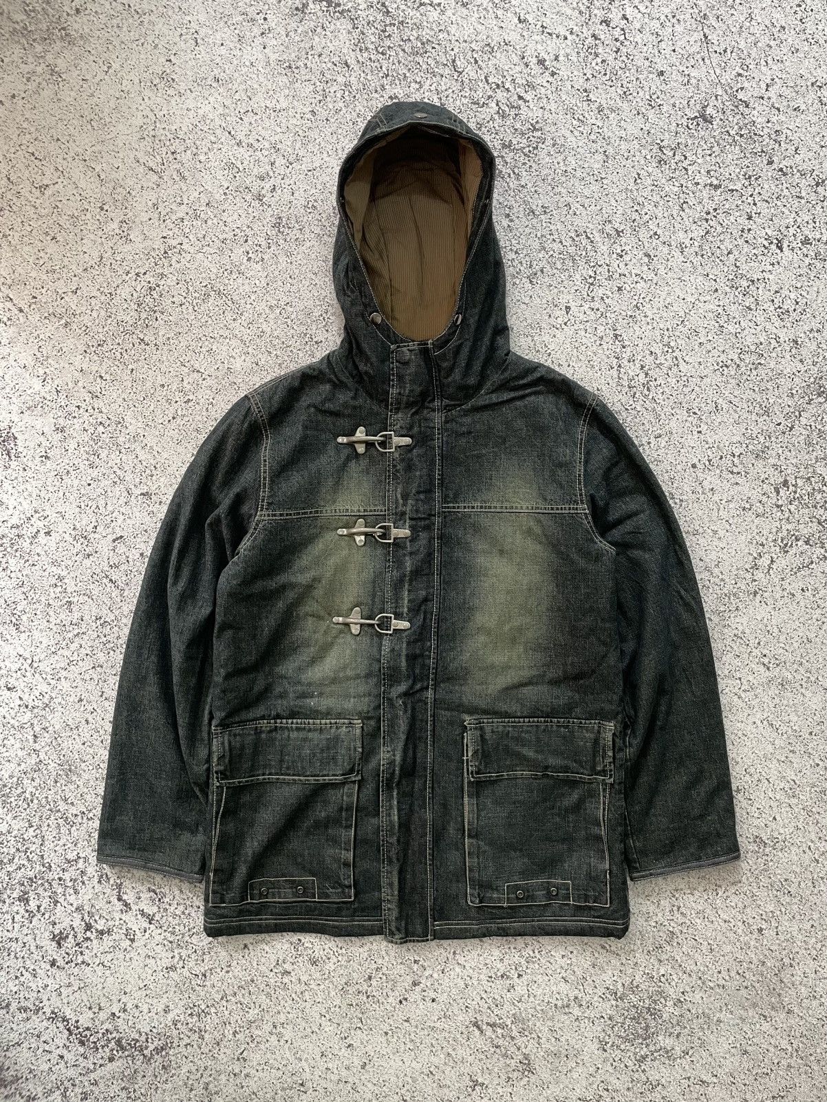 KMRii 2000s Blues - Vkei Fireman Clasp Hook Apocalypse Jacket Size US M / EU 48-50 / 2 - 1 Thumbnail