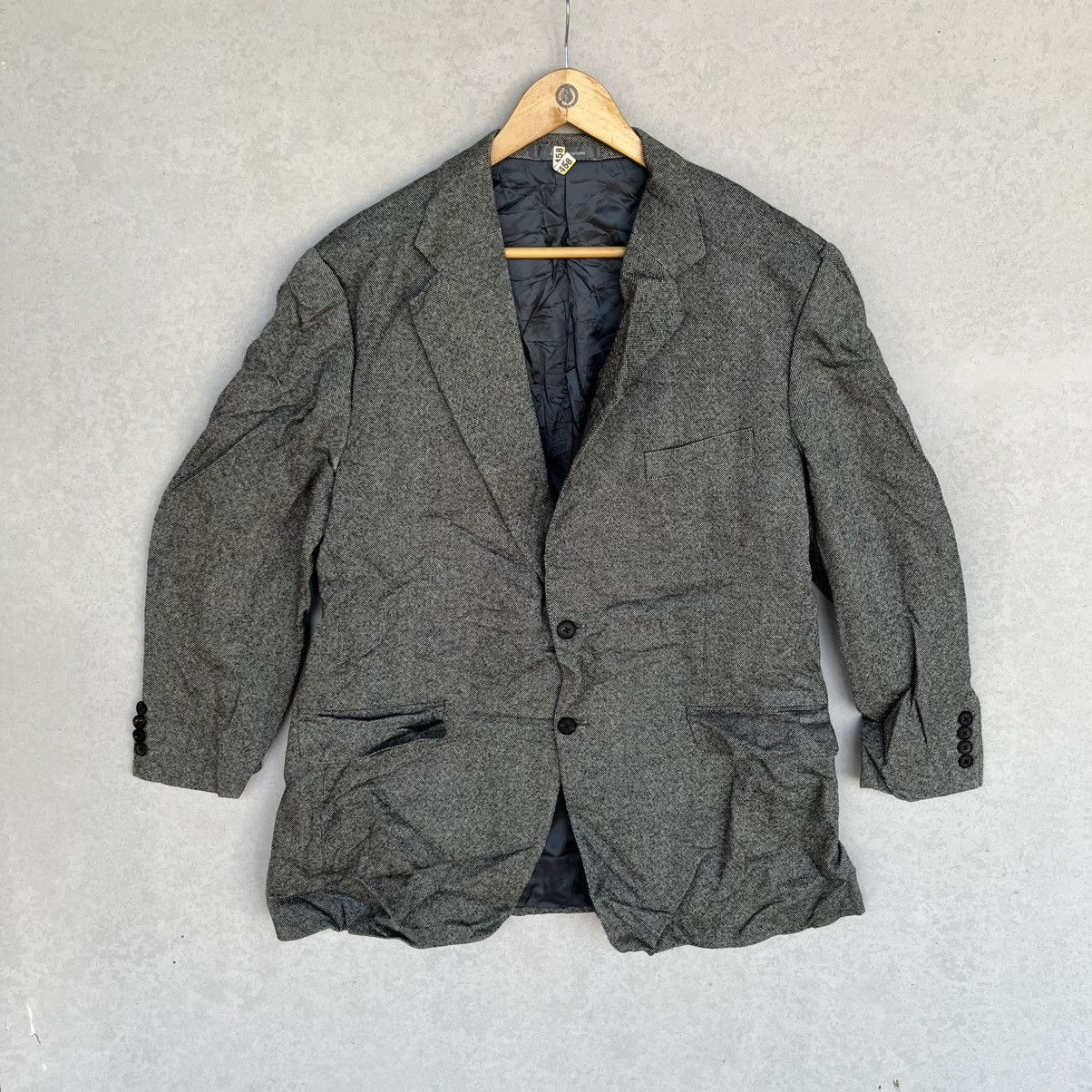 Other Vintage A Aquascutum Grey Wool Blazer Size XL Size 44R - 1 Thumbnail