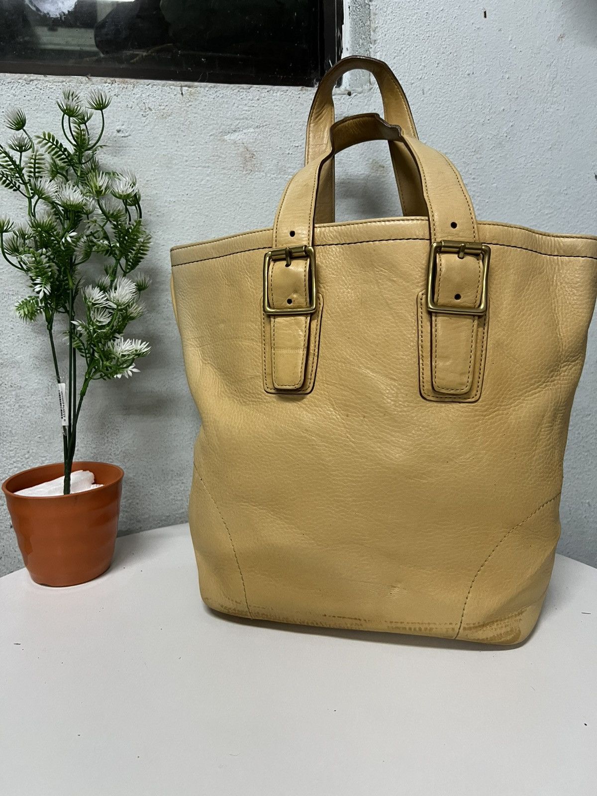 Coach × Leather × Vintage Vintage Coach Leather Bag Size ONE SIZE - 4 Thumbnail