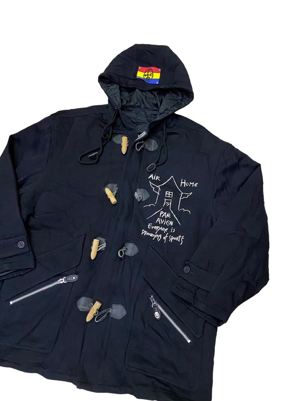 Jean Charles De Castelbajac 💥Vtg Jean Castelbajac Duffle Coat Jacket Size US XL / EU 56 / 4 - 1 Thumbnail