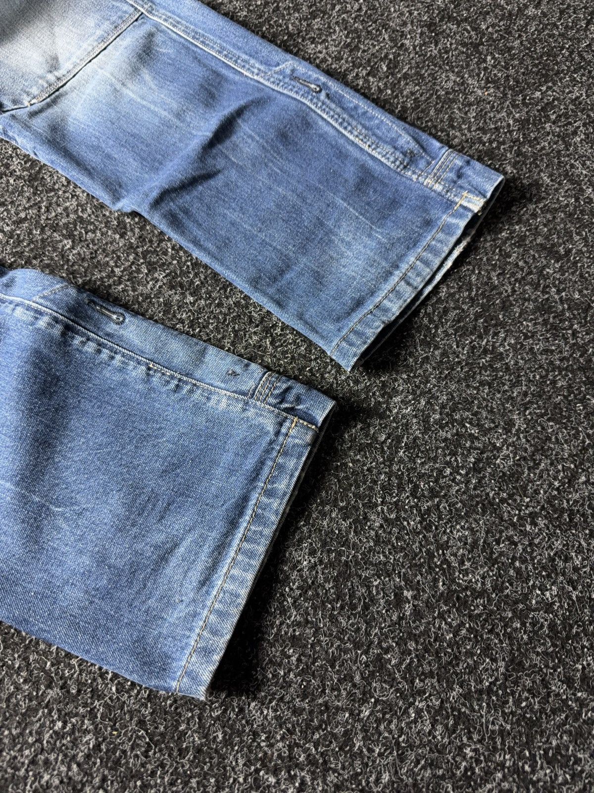 G-Star Vinatge 00s G-Star RAW Elwood 3D Cargo Distressed Jeans Blue Size US 30 / EU 46 - 4 Thumbnail