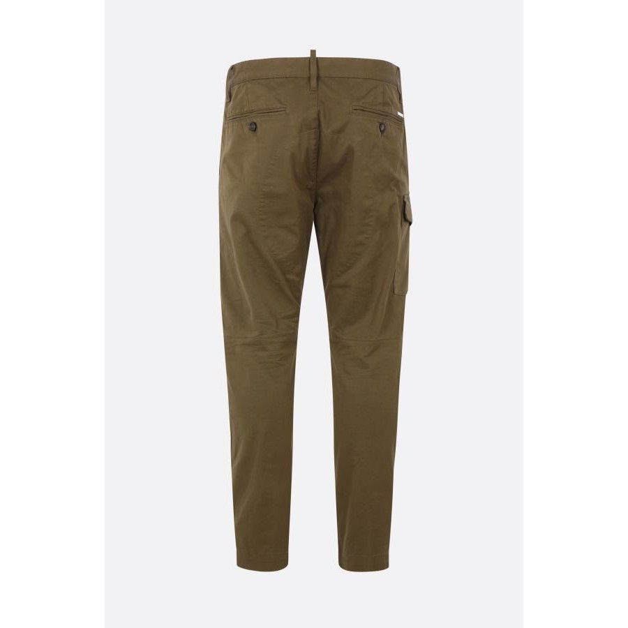 Dsquared2 DSQUARED2 Green Drill Cargo Pants New & Authentic (Men's siz Size US 36 / EU 52 - 2 Thumbnail
